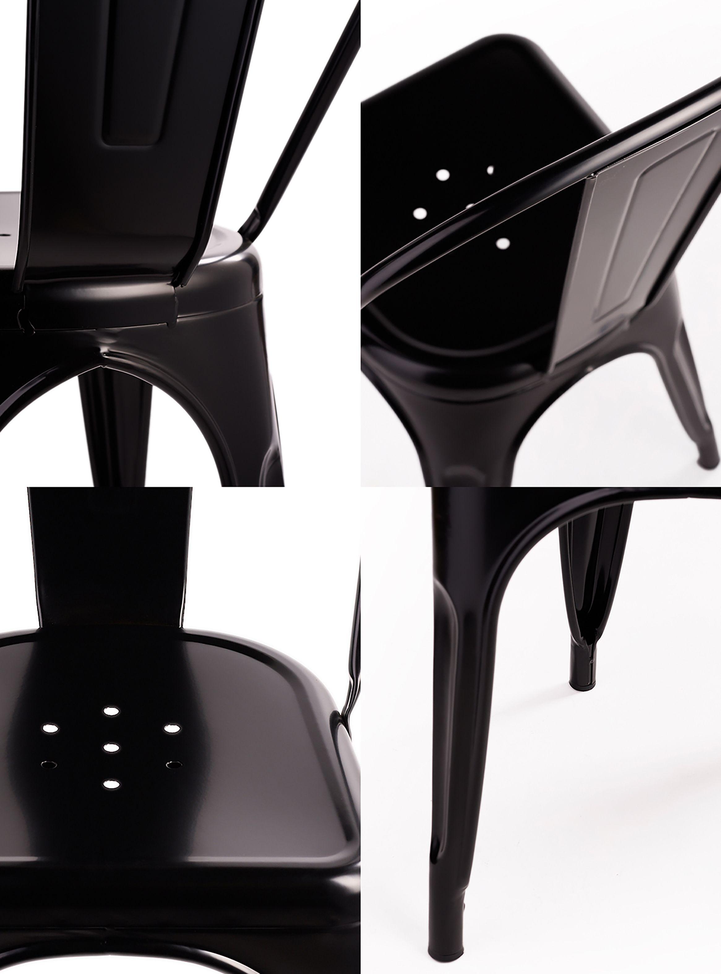Comedor New York Mesa 75x80x150 6 Sillas Tolix Ind-4