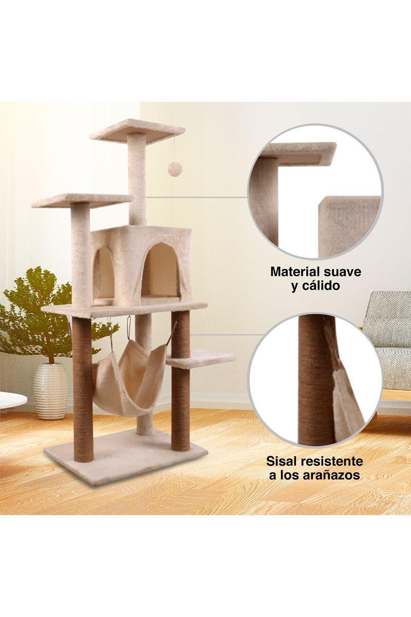 Torre Rascador Hamaca Beige-3