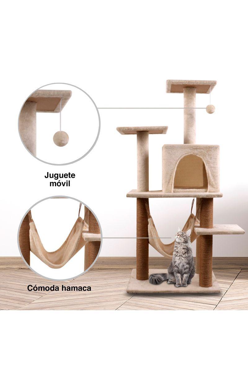 Torre Rascador Hamaca Beige-4