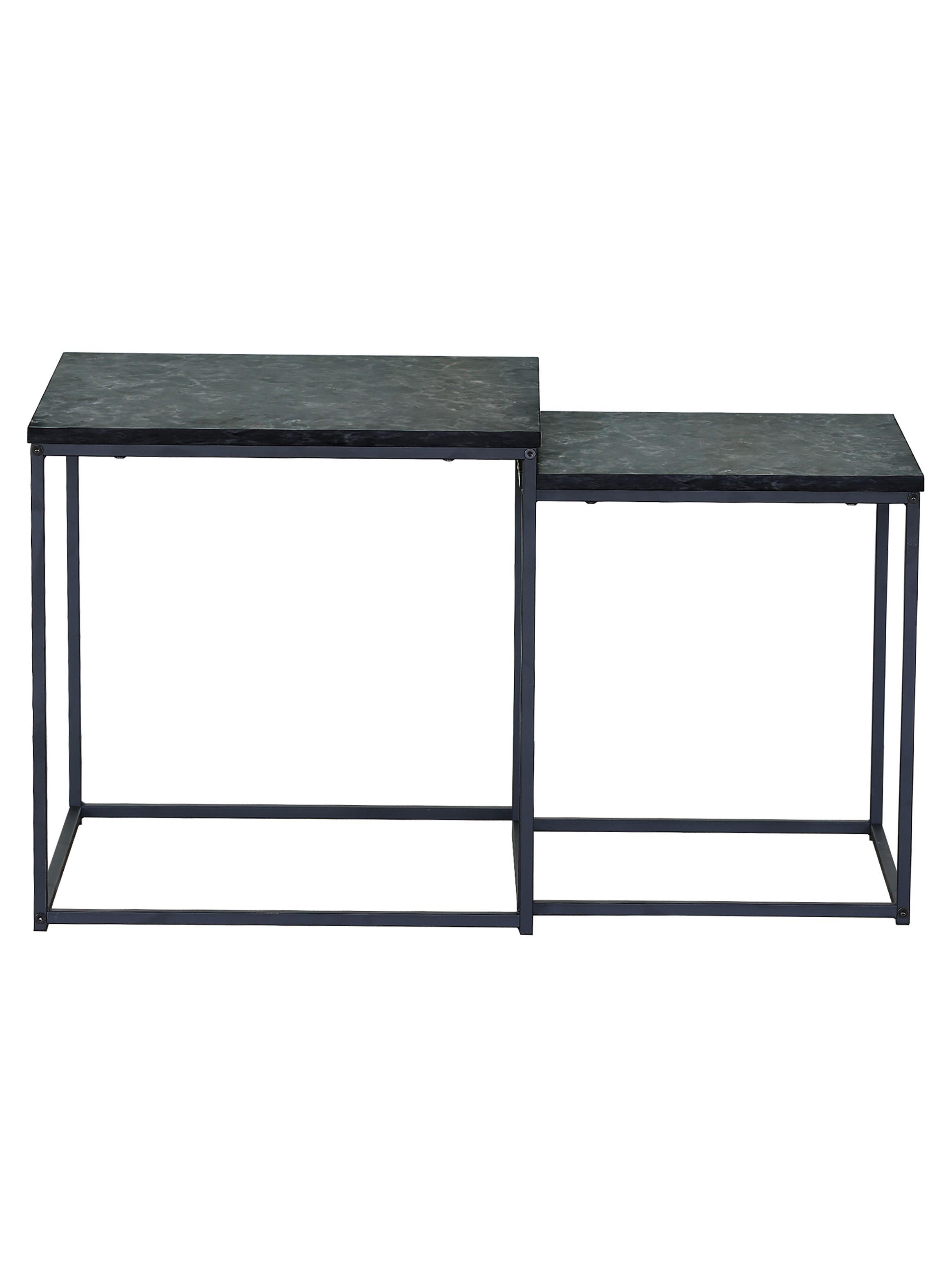 Set Mesas Laterales Estilo Marmol Negro-3