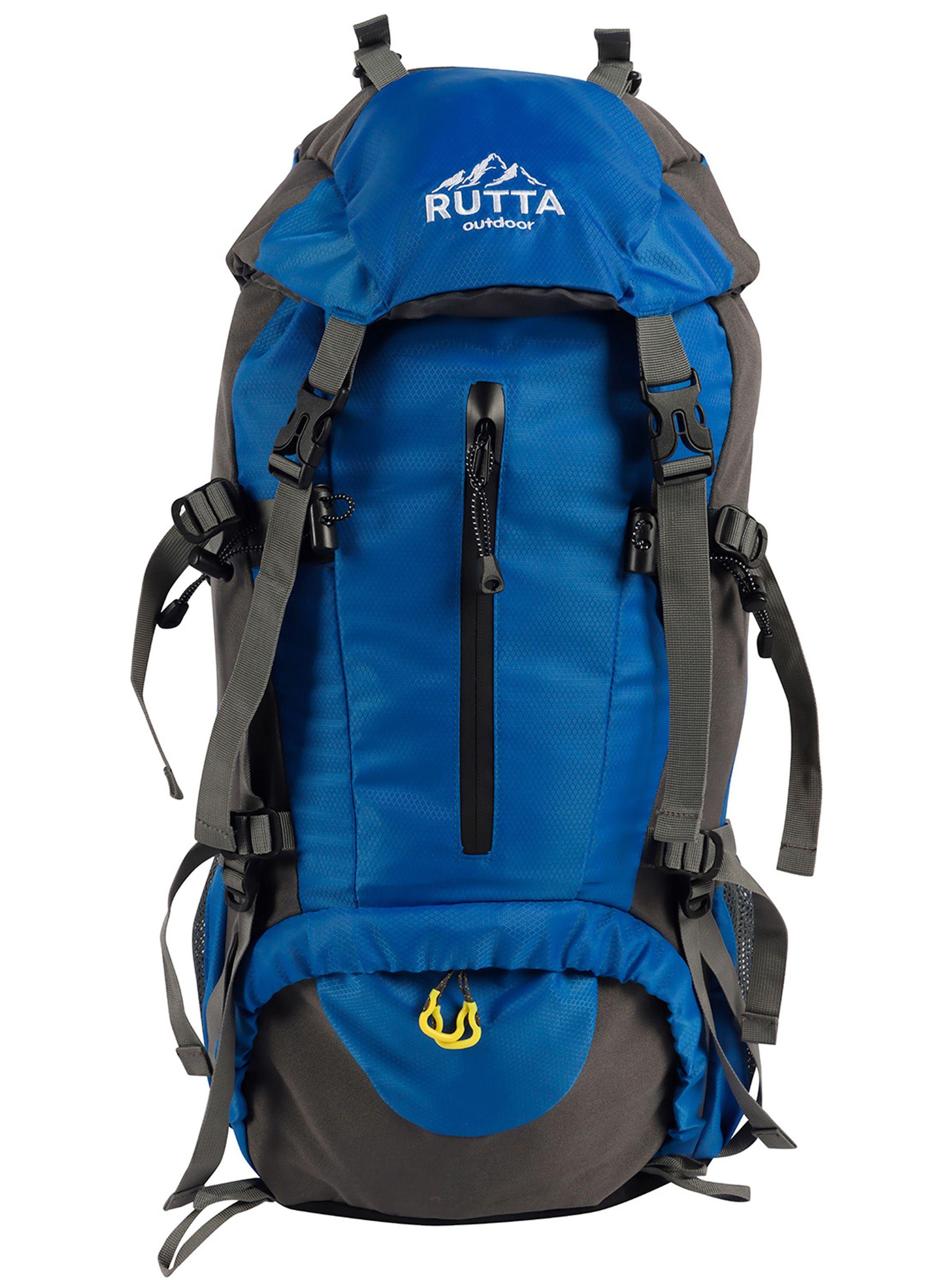 Mochila Camping 50L Azul-1