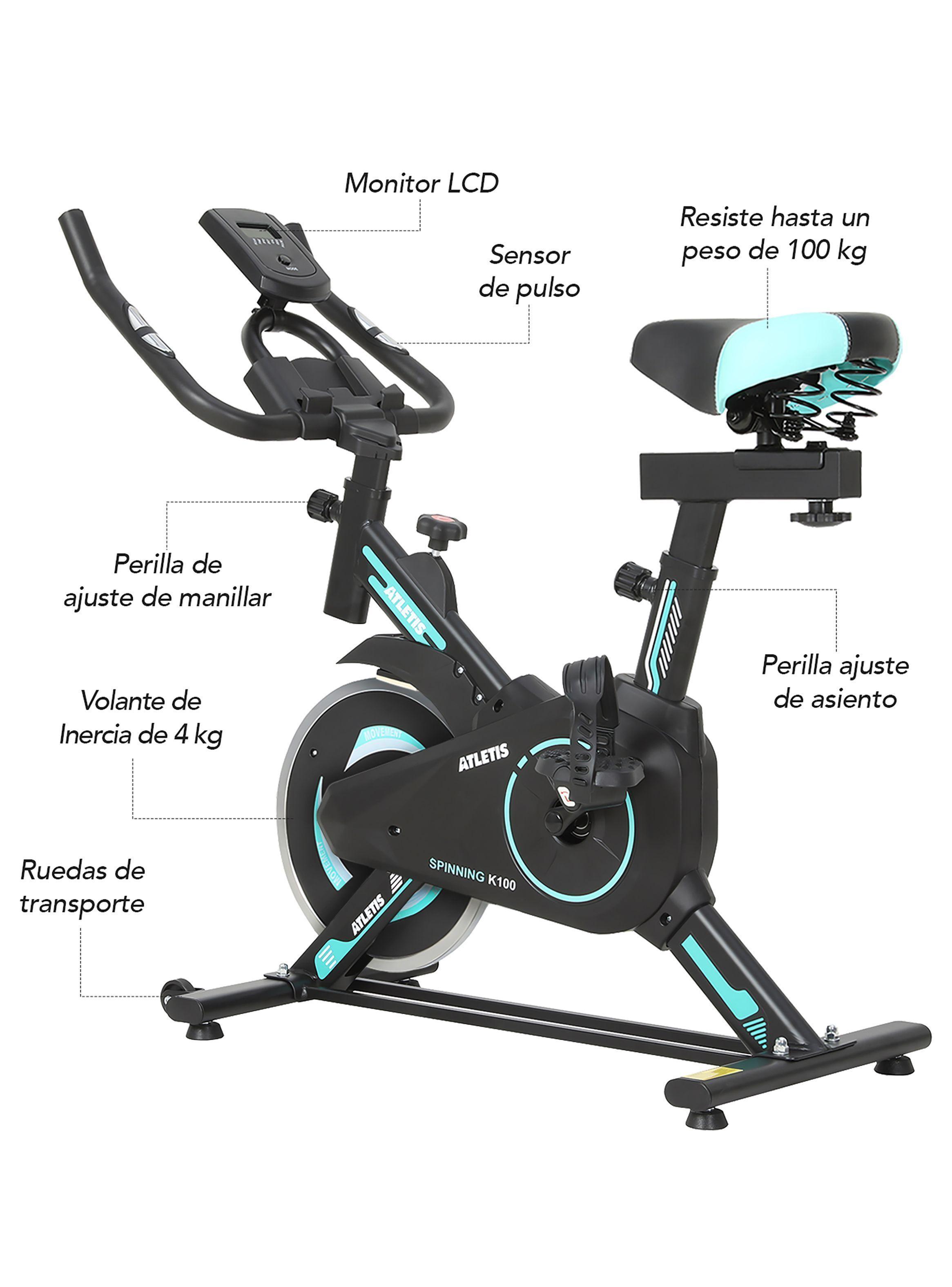 Bicicleta Spinning K100 Verde-1