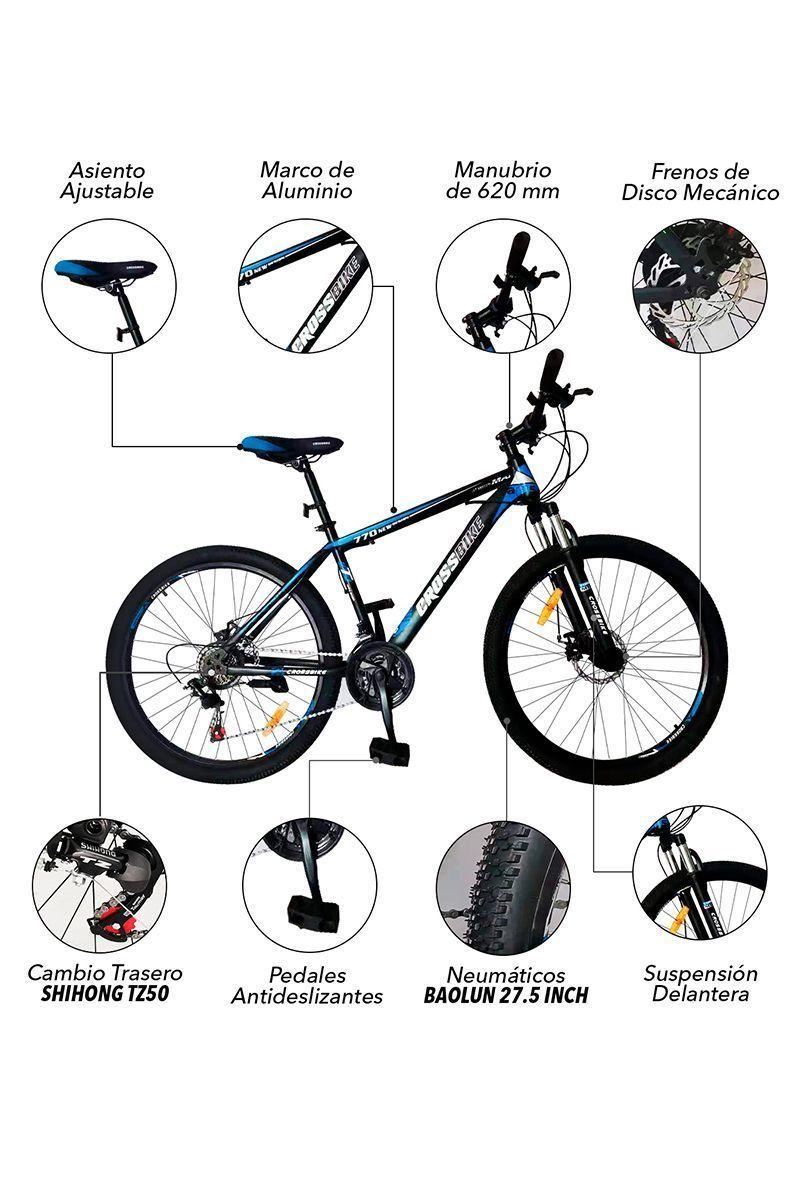 Bicicleta Mountain bike Kali G 27,5" Azul-3