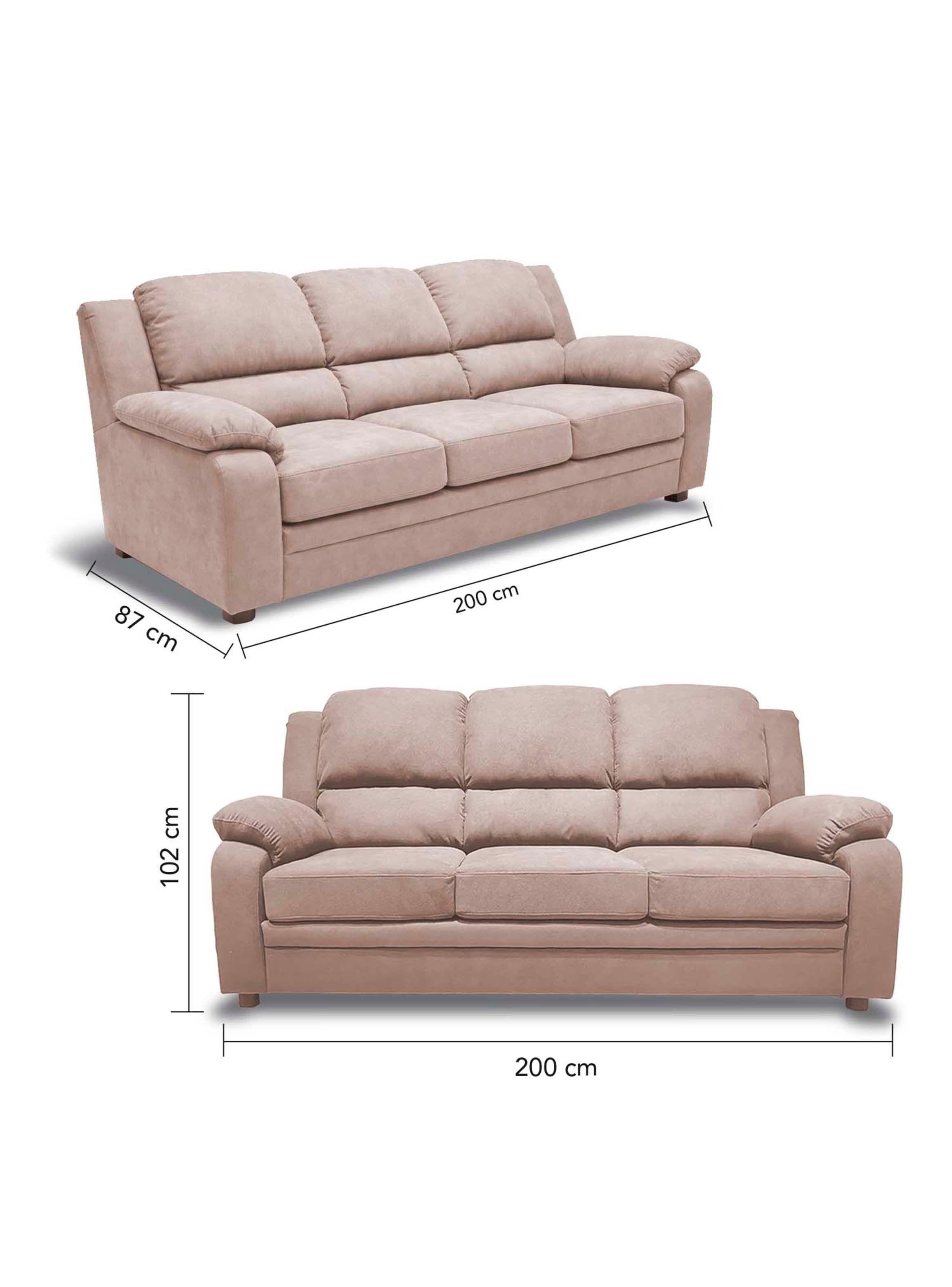 Sofá 3 Cuerpos Sevilla Lino Beige-5