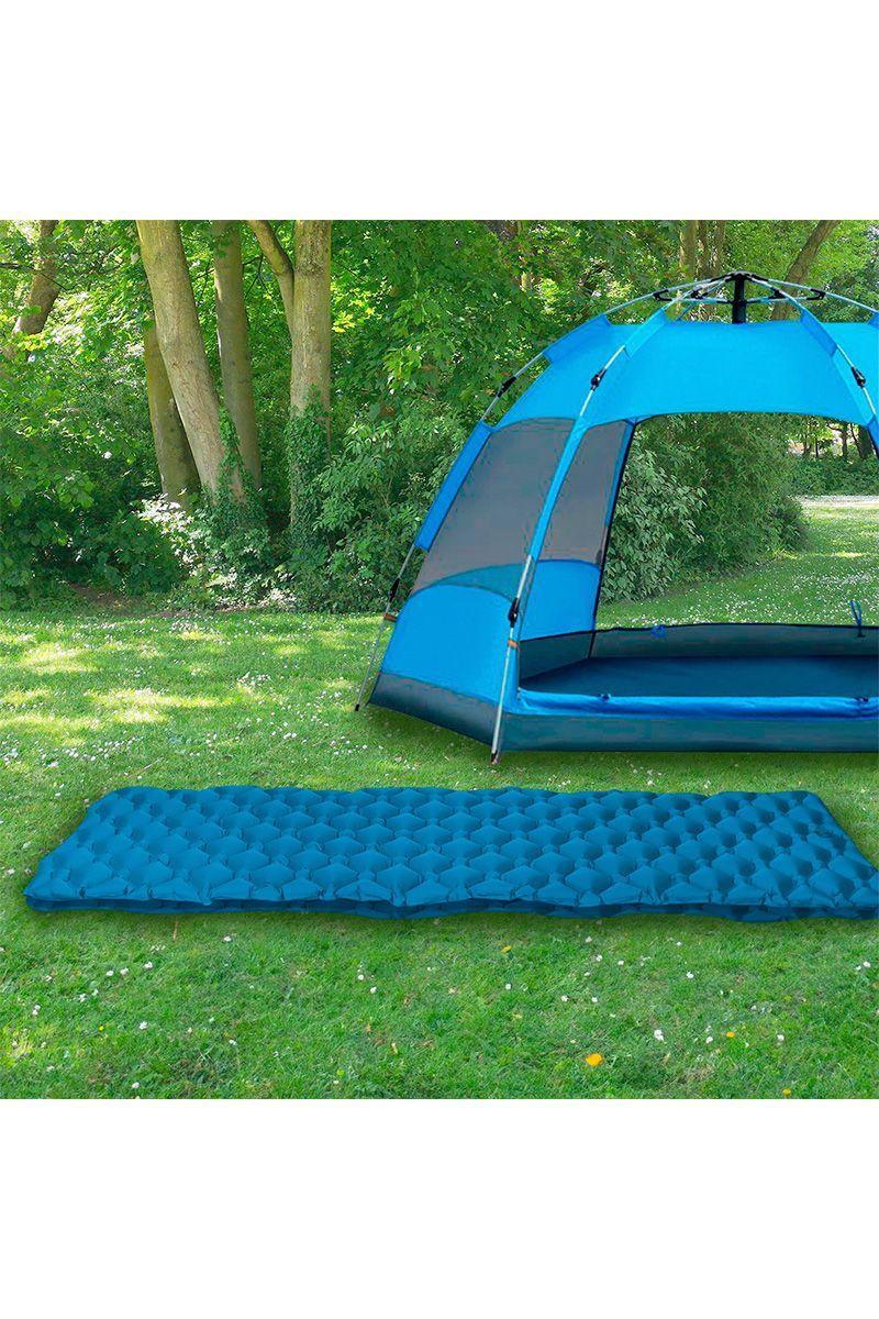 Colchón Inflable  Celeste-1