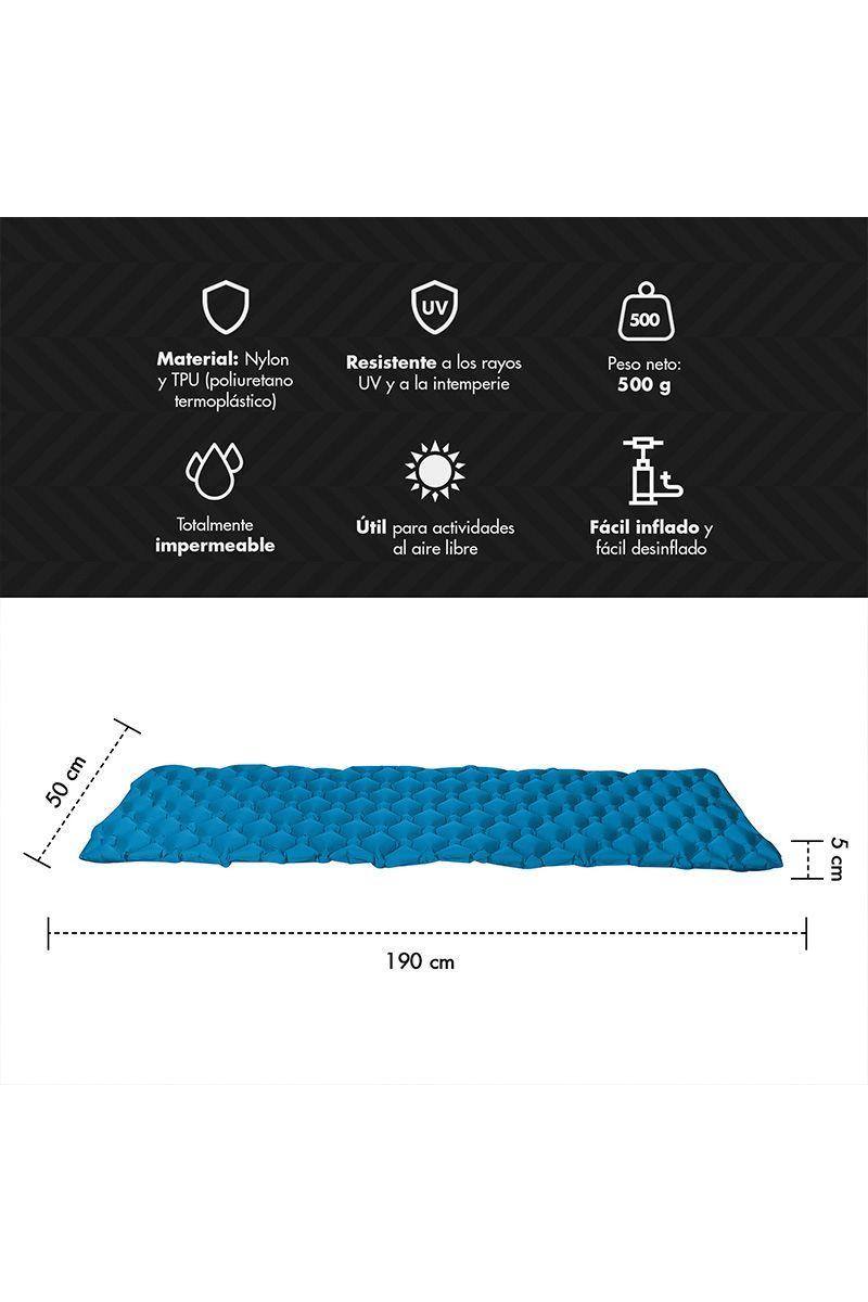 Colchón Inflable  Celeste-2