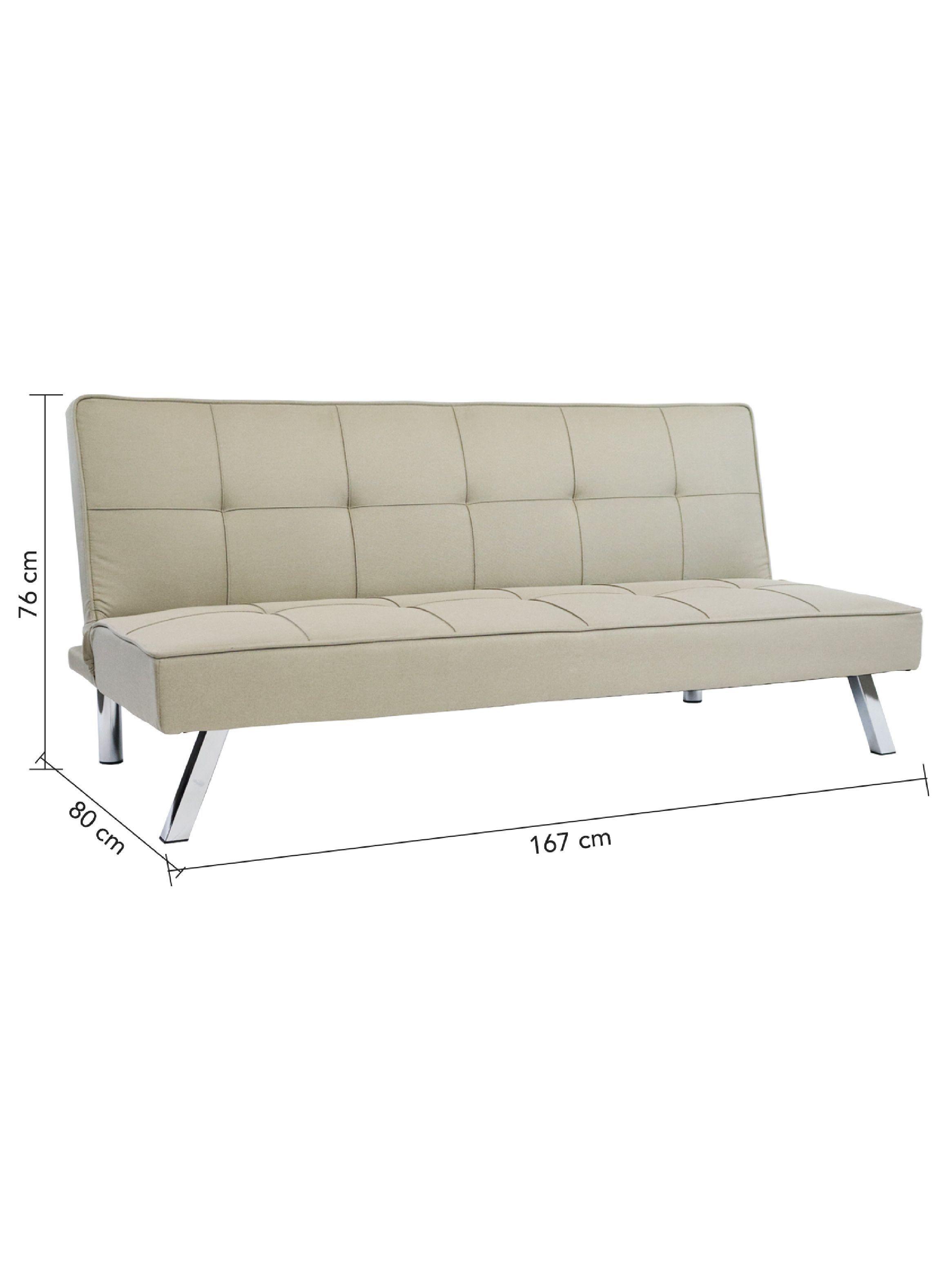 Futón Foster Beige 167x76x80-2