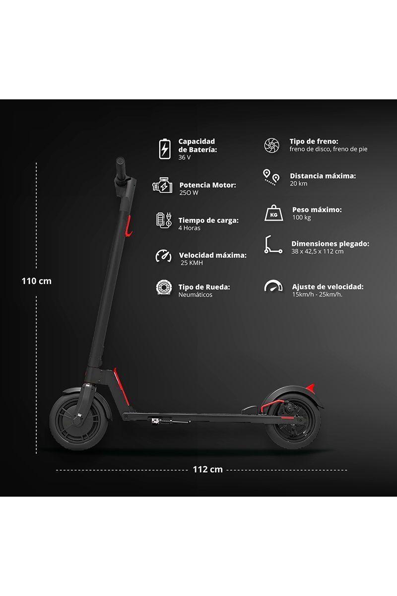 Scooter Eléctrico Plegable Skuter Gxl Pantalla Led-3