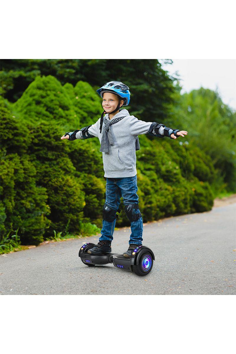 Hoverboard PRO Bluetooth Luces 6,5" 12 Km/h Negro-1