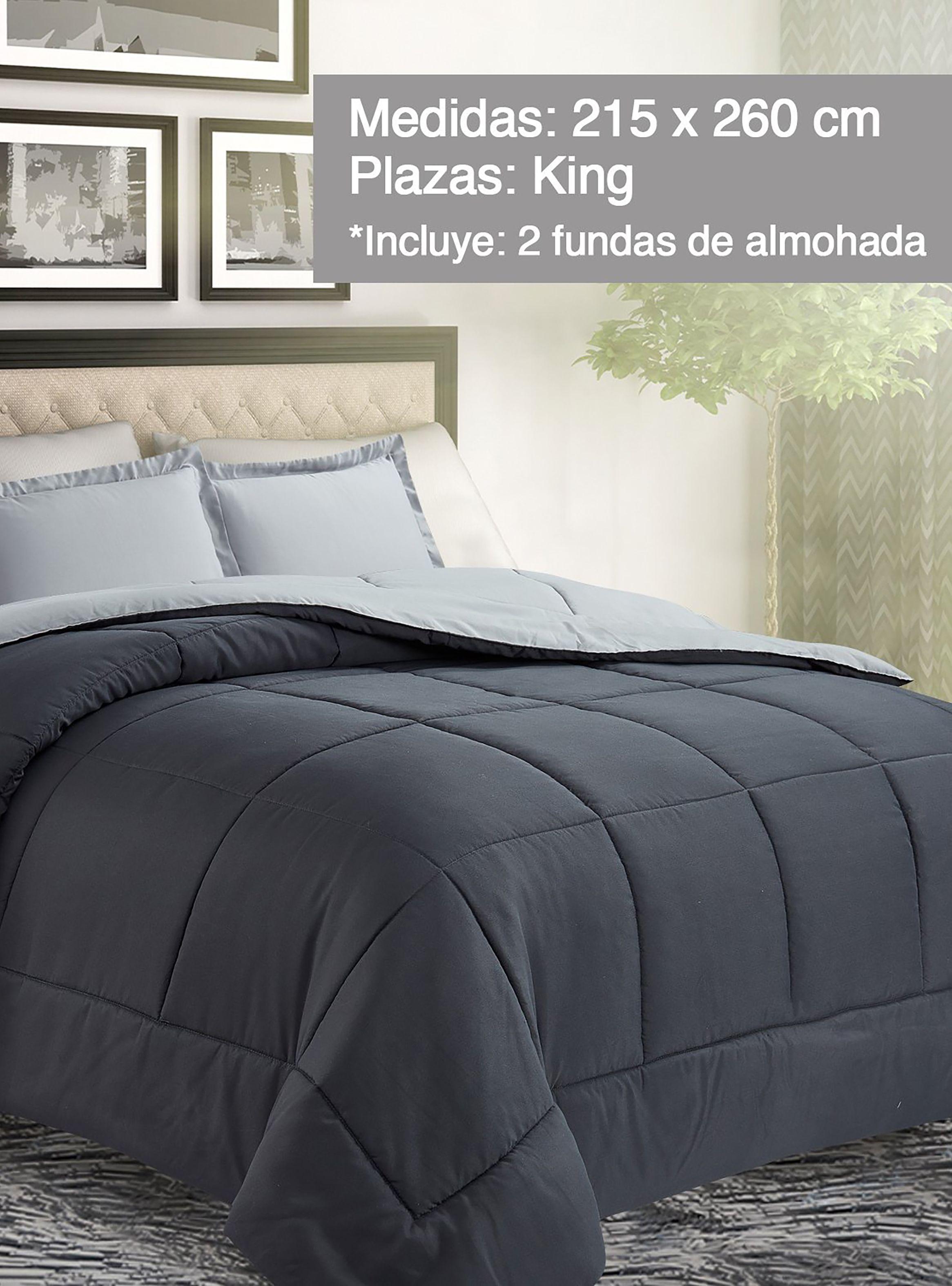 Plumón Reversible Marnie King Gris-1