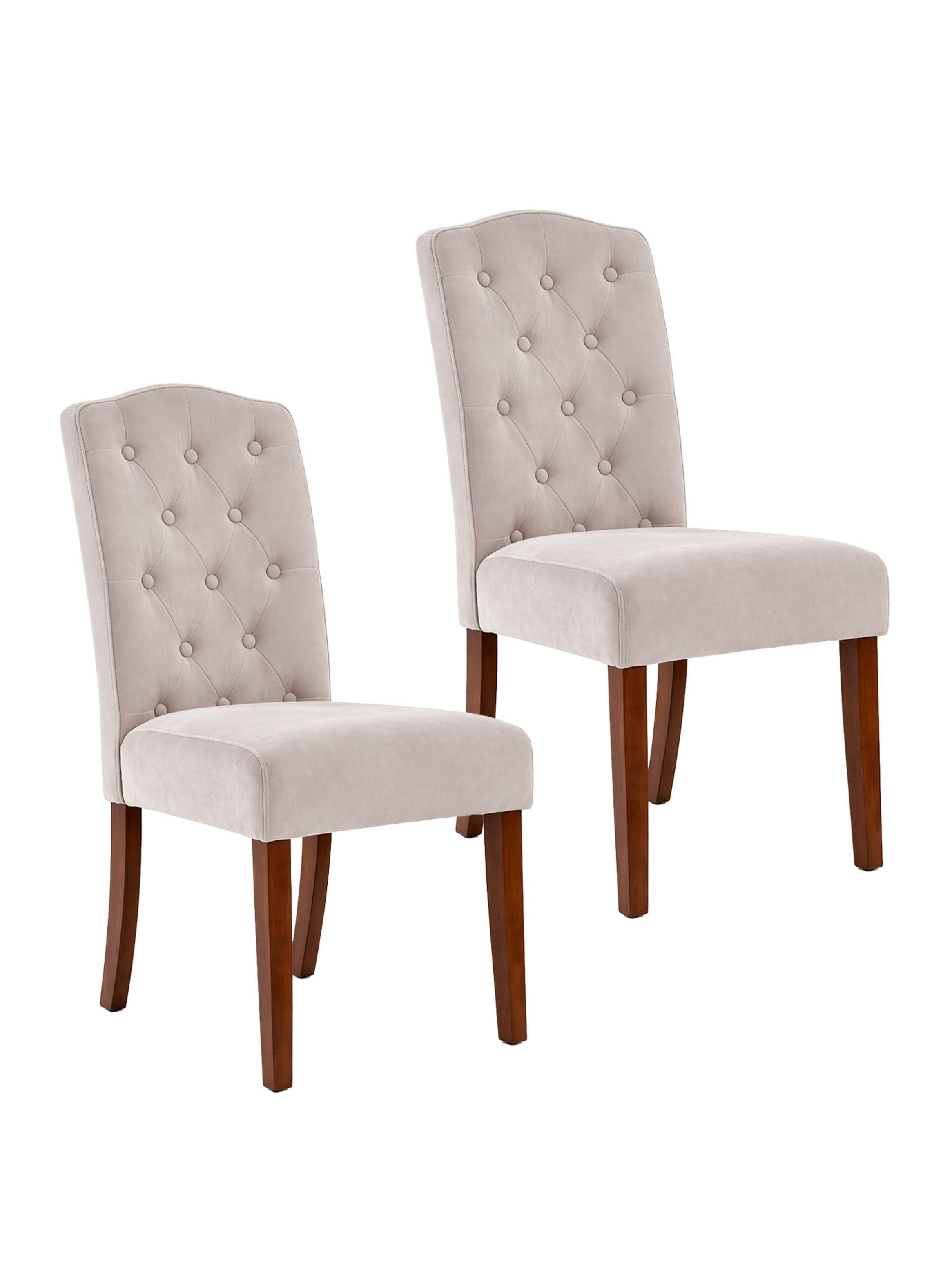 Pack 2 Sillas Selma Madera con Asiento y Respaldo Tapizados-1