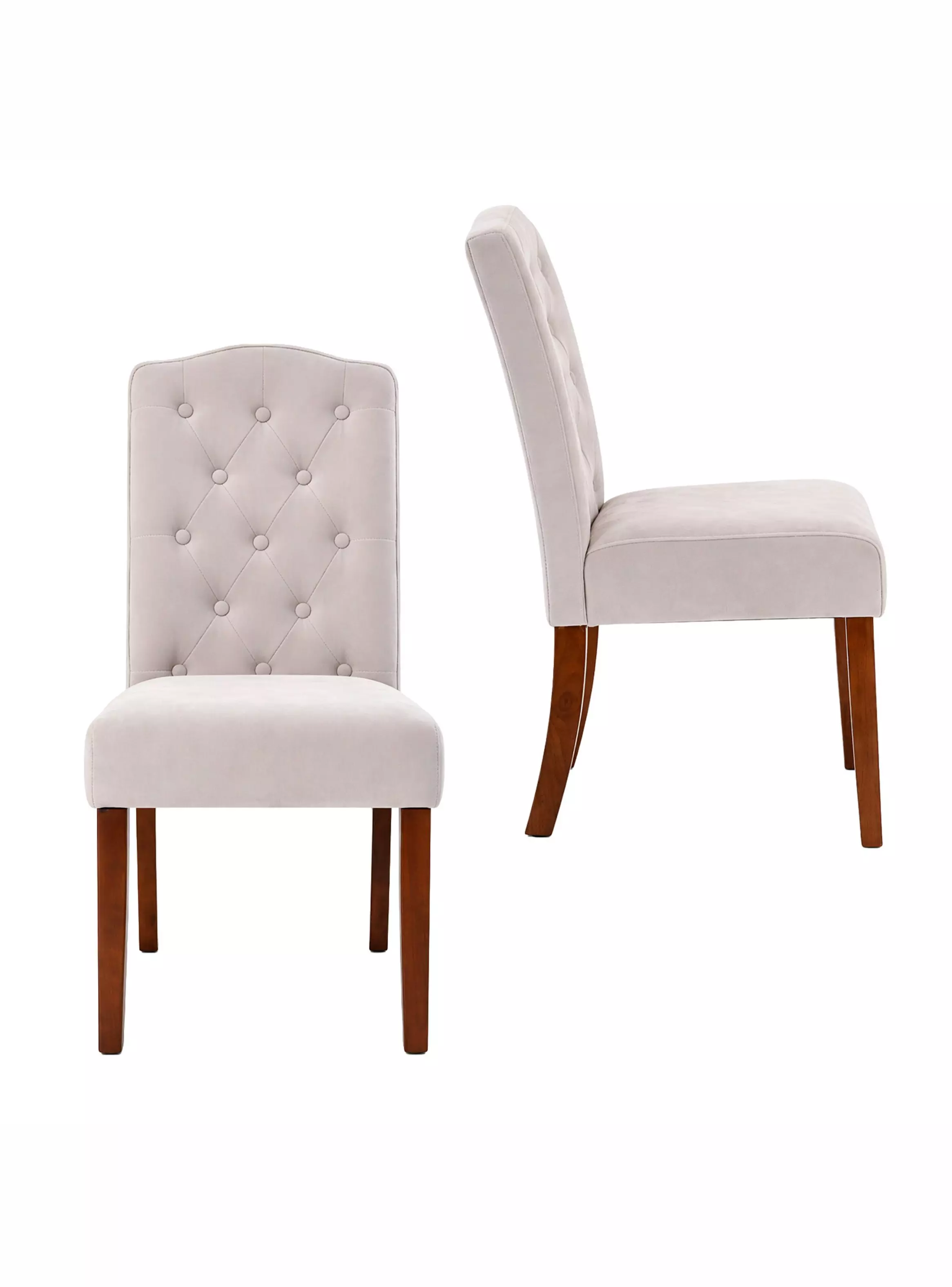 Pack 2 Sillas Selma Madera con Asiento y Respaldo Tapizados-3