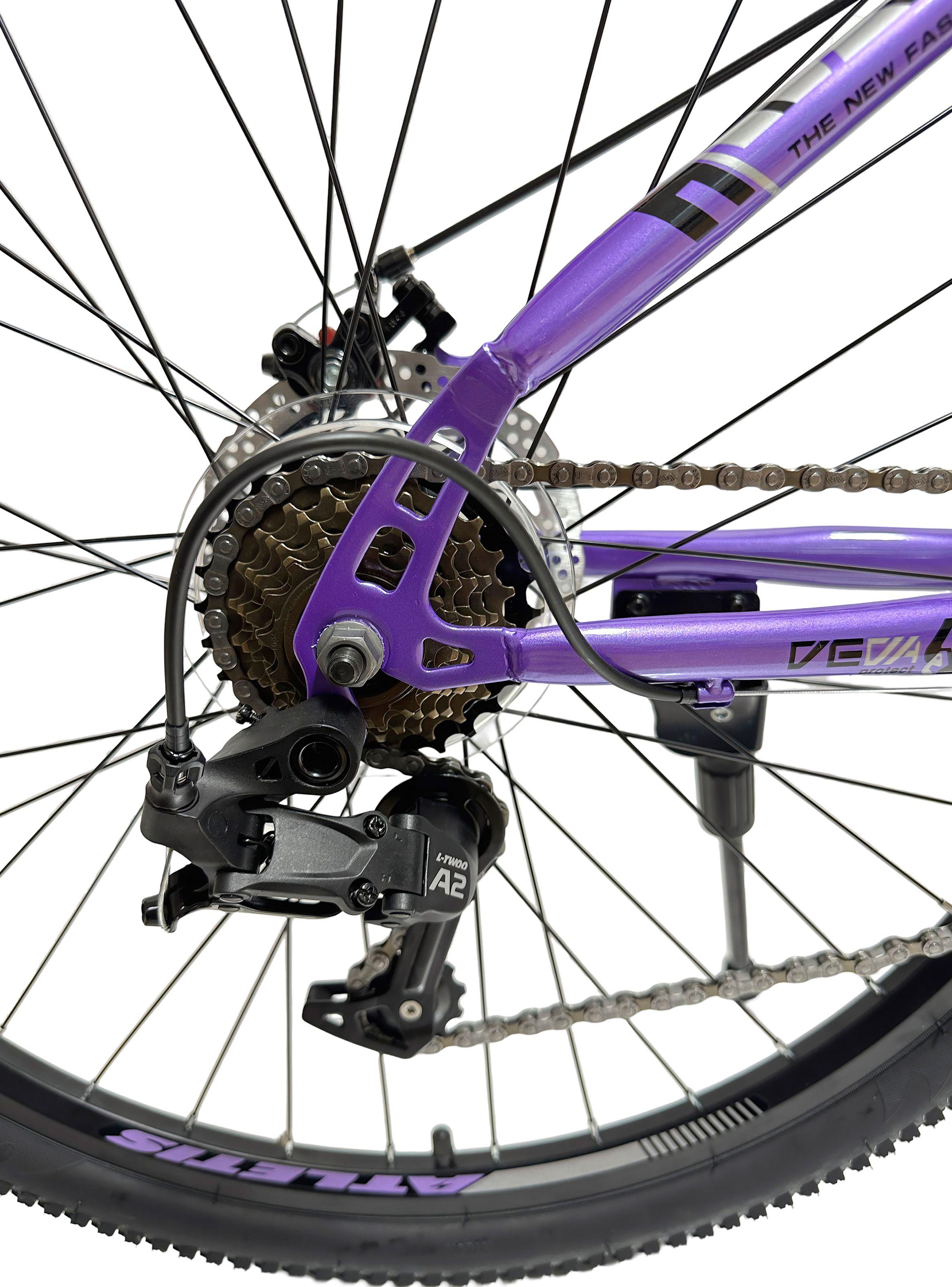 Bicicleta Mountain Bike W Force 26" Mujer Atletis Morada-2