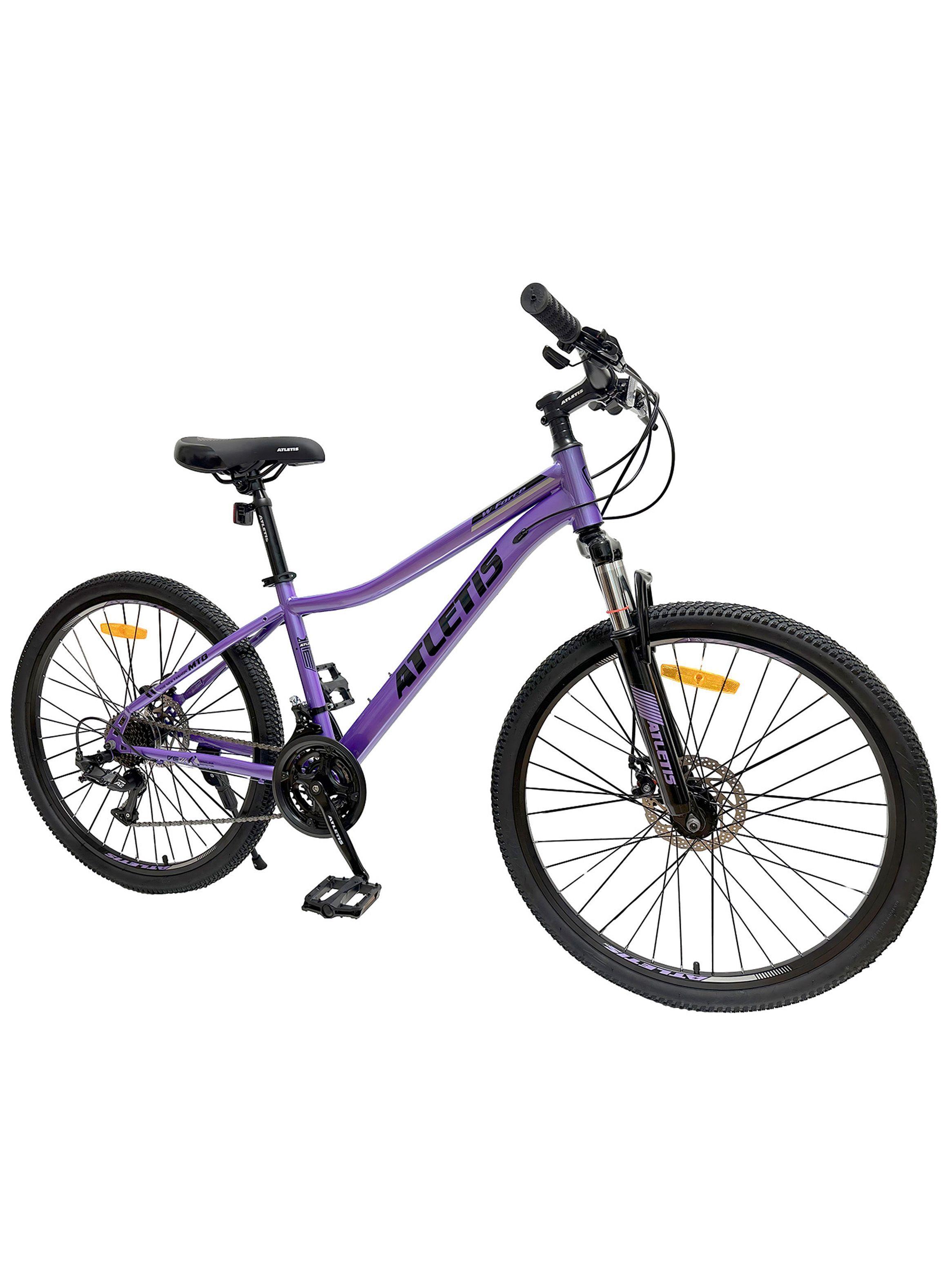 Bicicleta Mountain Bike W Force 26" Mujer Atletis Morada-1