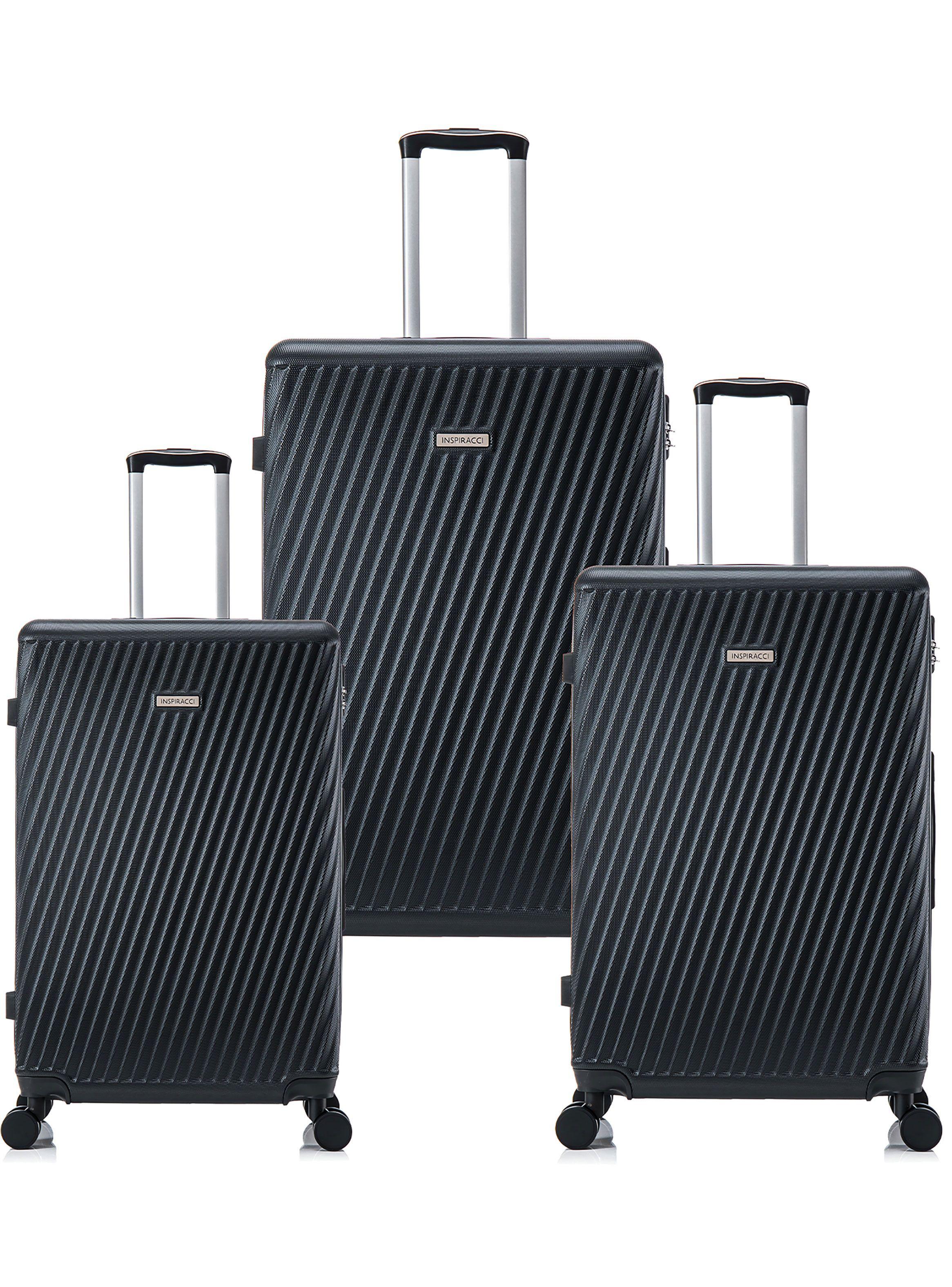 Set de Maletas Rígidas  MILAN S-M-L Negro-0