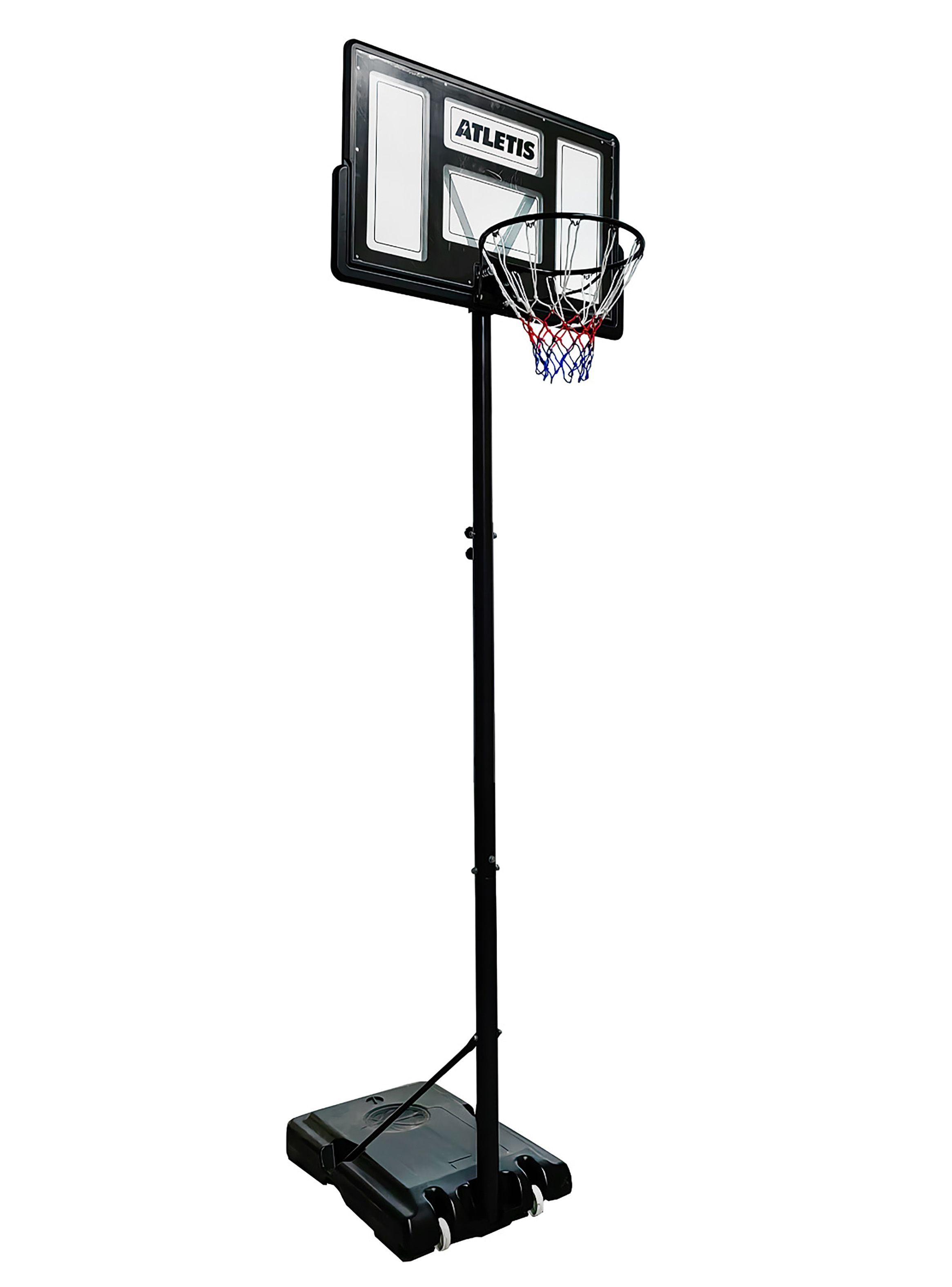 Aro de Básquetball Atletis Ajustable 1.35m a 3.05m Negro-2