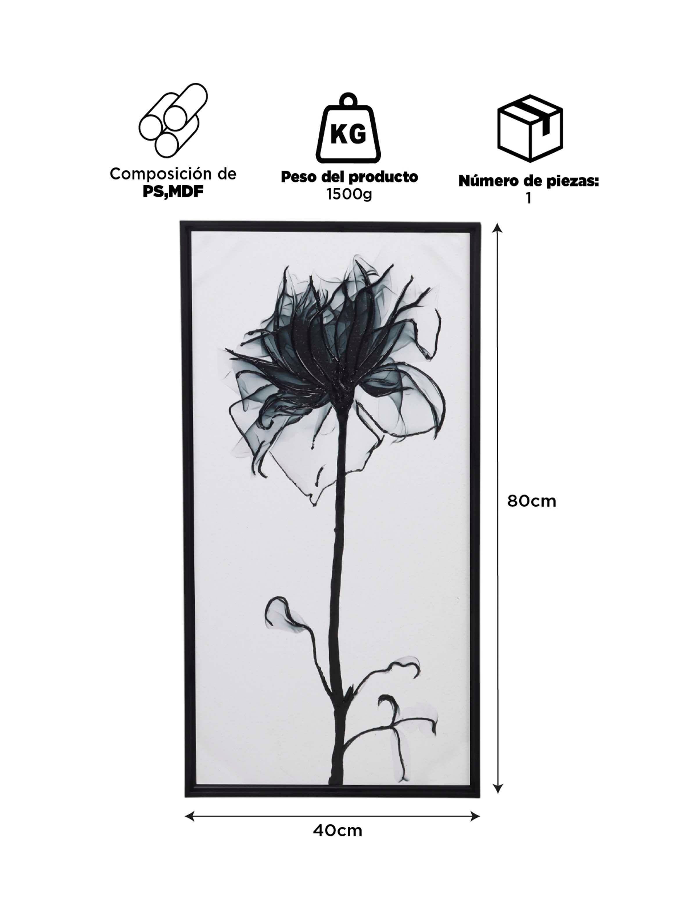 Cuadro Decorativo Flores C-1
