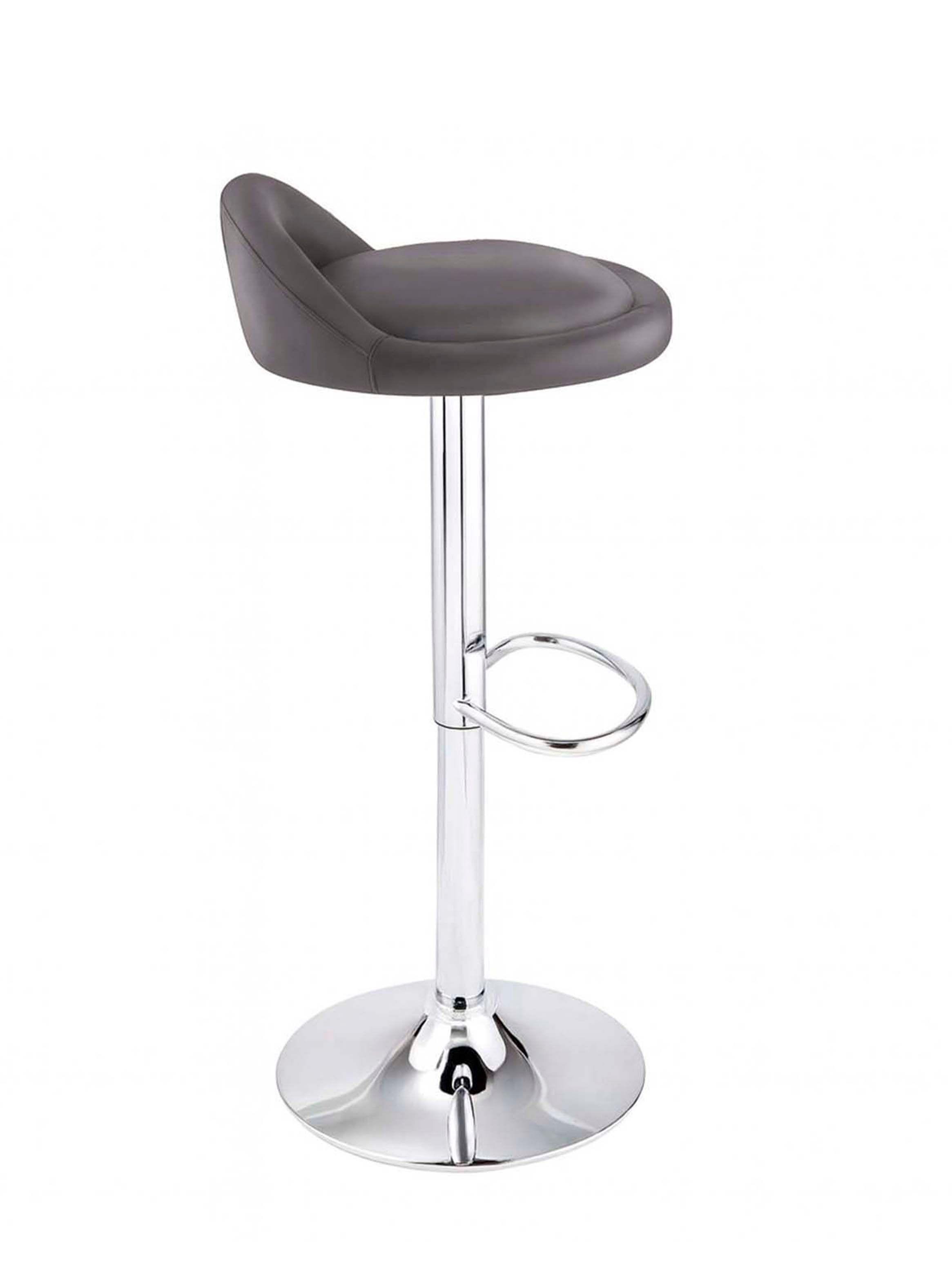 Pack 2 Piso Bar Altura Regulable Café-3