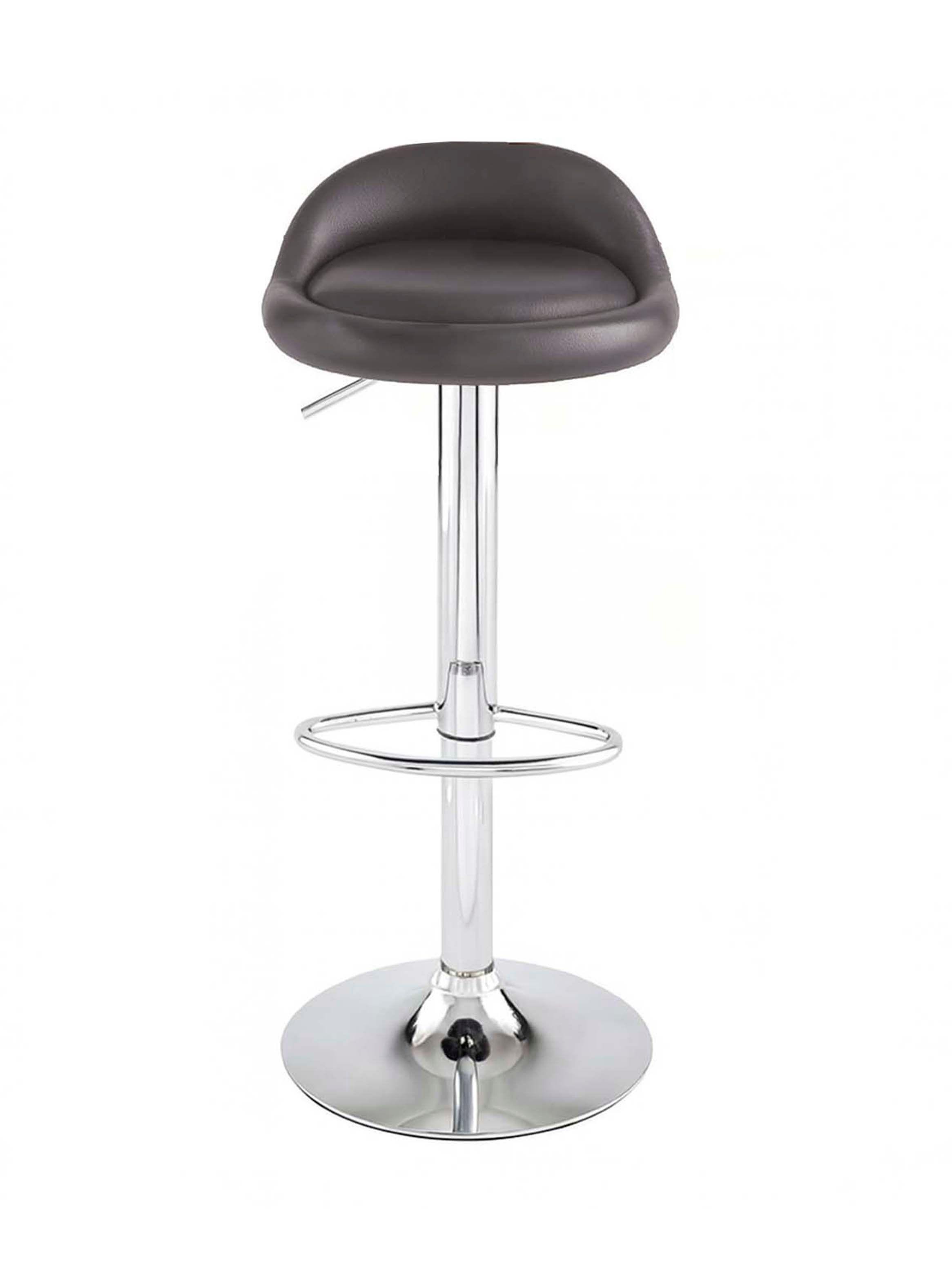 Pack 2 Piso Bar Altura Regulable Café-4