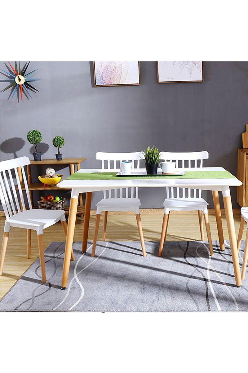 Pack 4 Sillas Clásicas Comedor Blanco-5