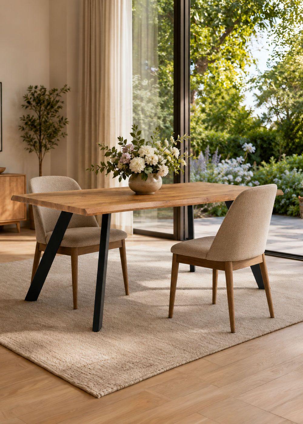 Mesa Comedor Oslo 75x90x180 cm-5