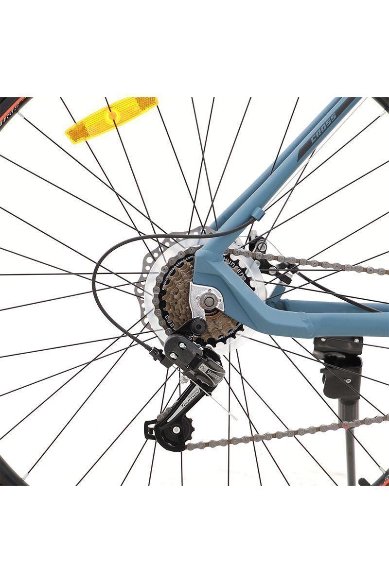 Bicicleta Mountain Bike Aro 29” 21 Velocidades Celeste-5