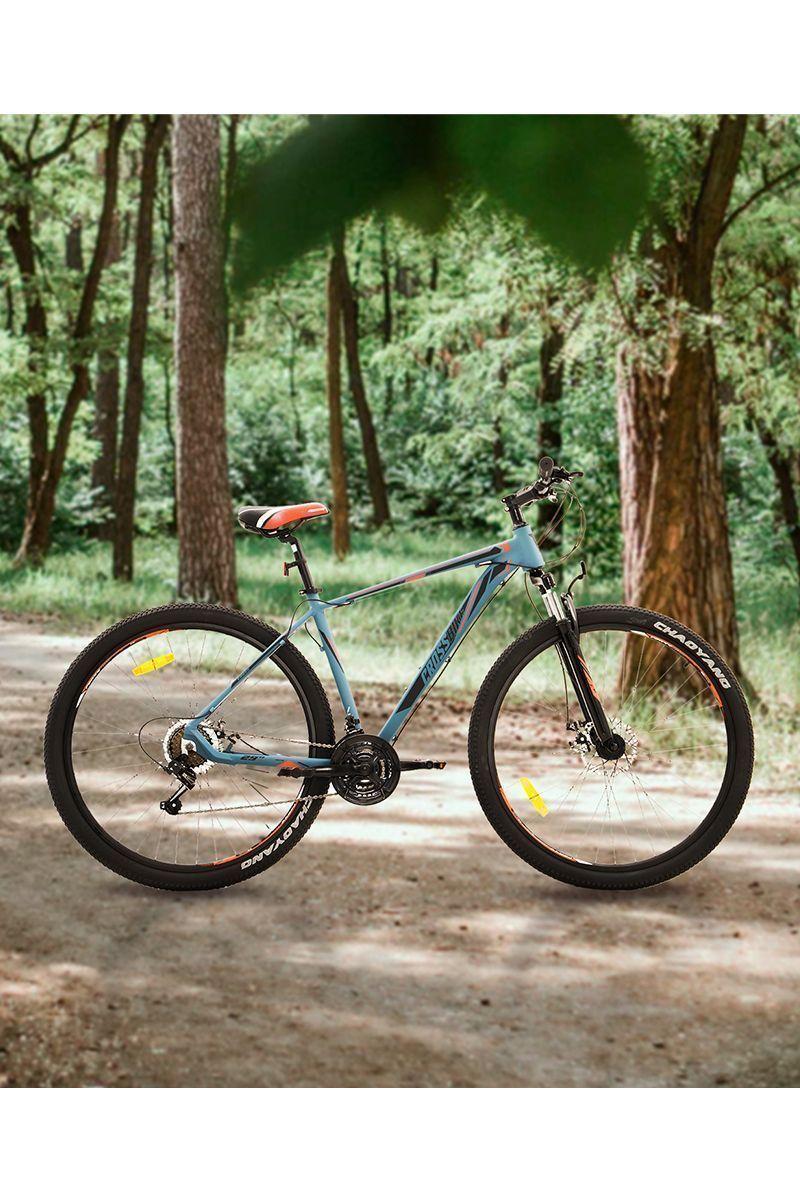 Bicicleta Mountain Bike Aro 29” 21 Velocidades Celeste-1