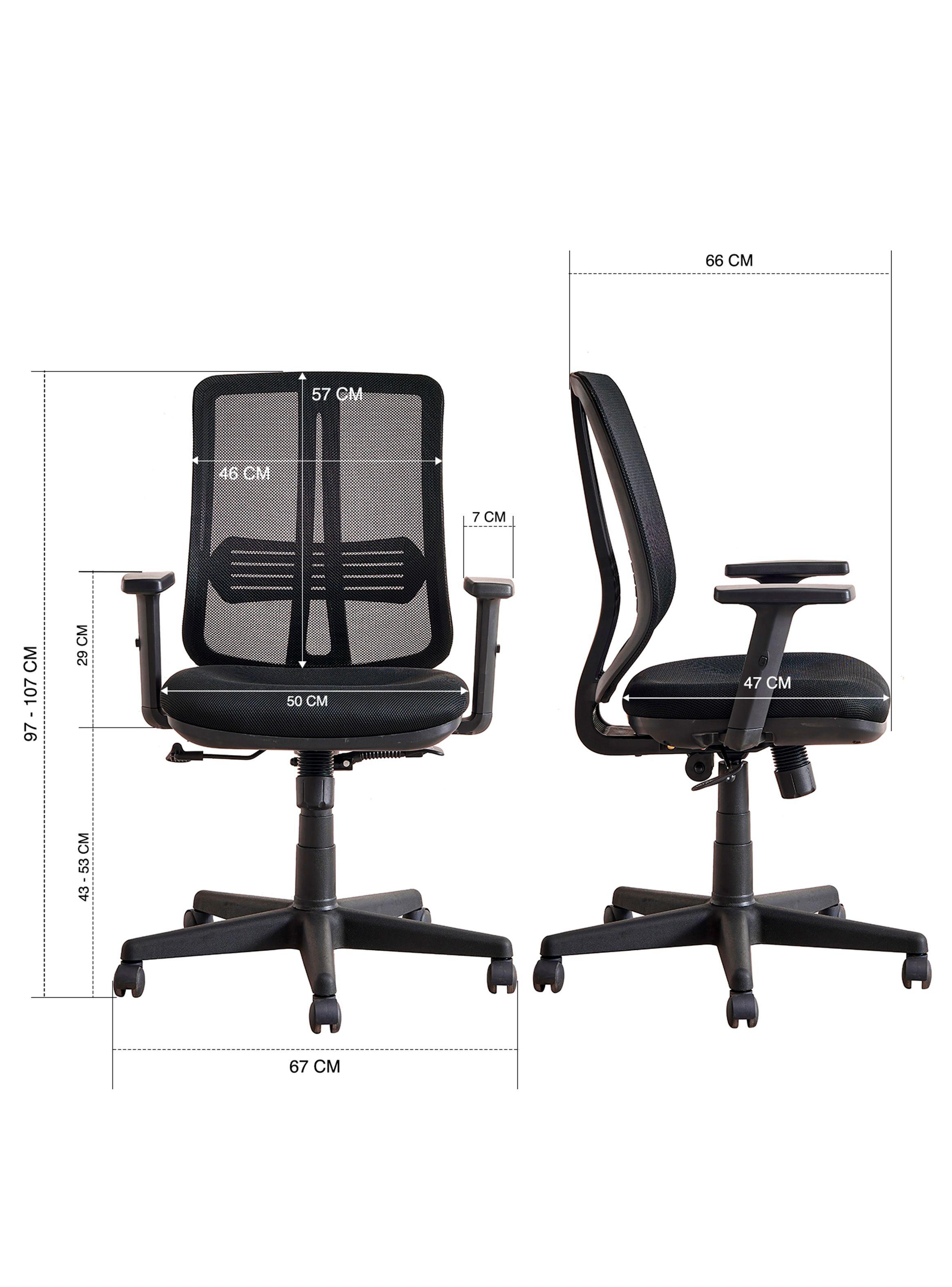 Silla de Escritorio Low Executive - Negro-1