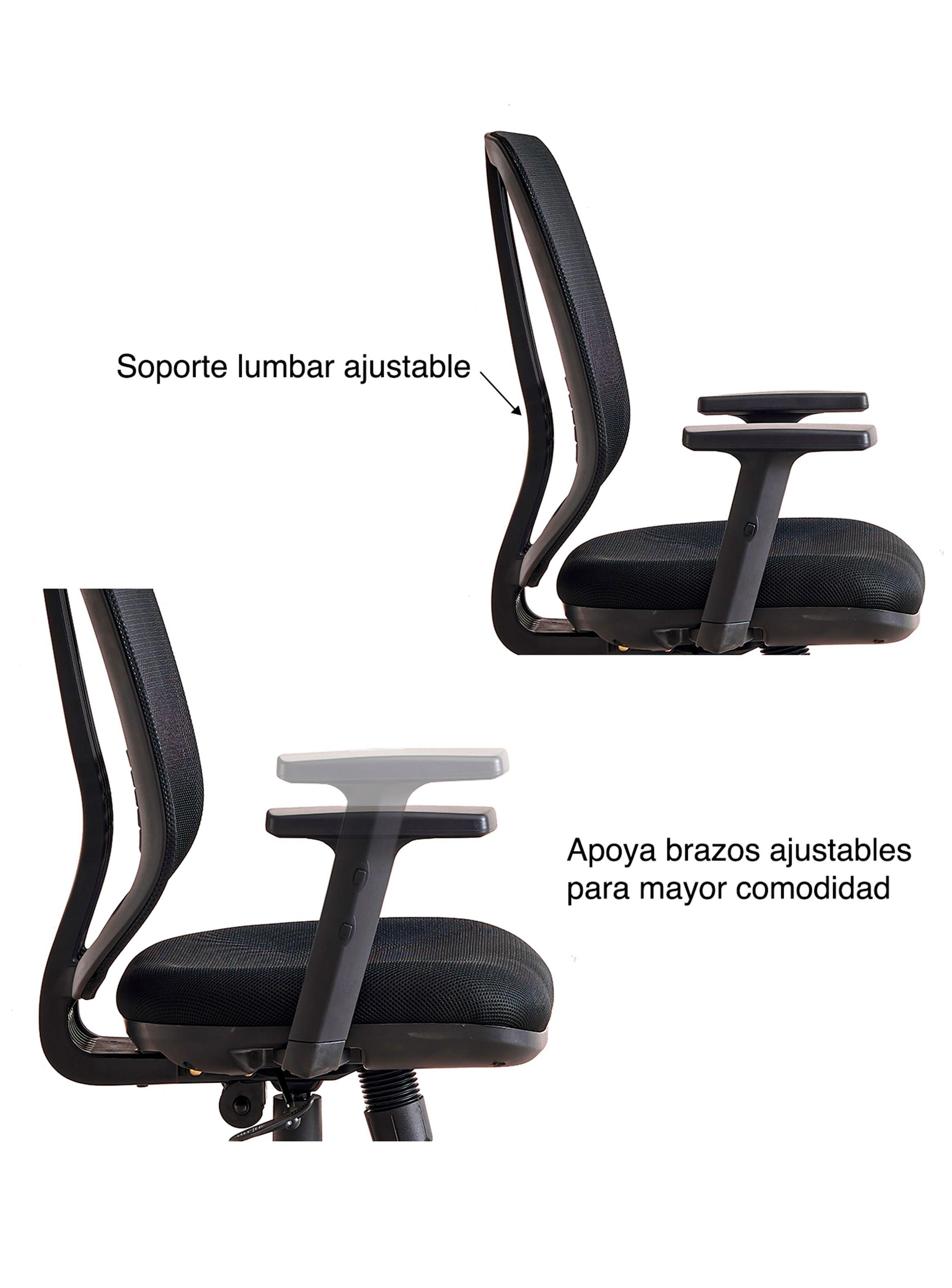 Silla de Escritorio Low Executive - Negro-3