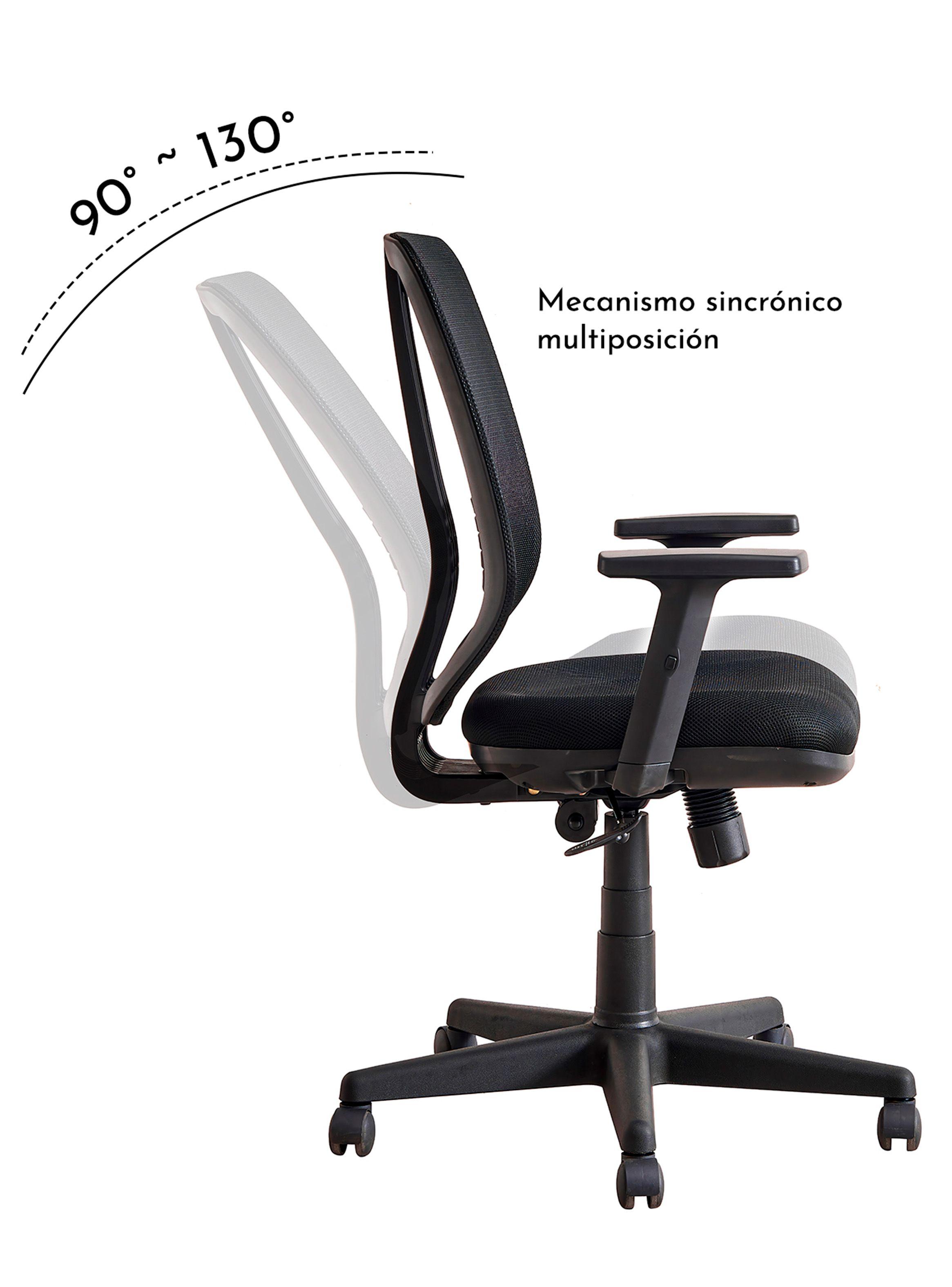 Silla de Escritorio Low Executive - Negro-6