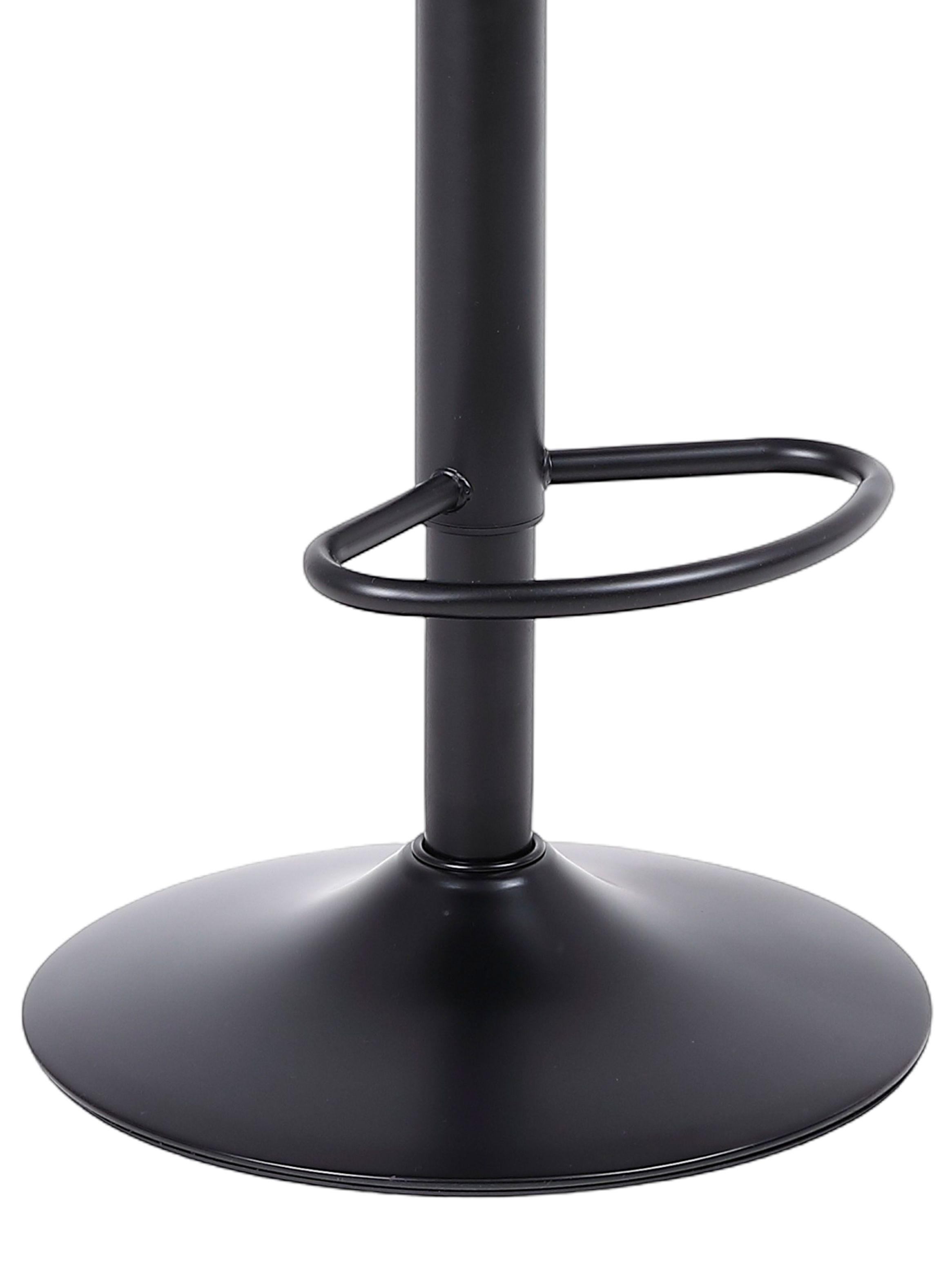 Pack 2 Pisos de Bar Lounge con Respaldo y Reposapiés Negro-3