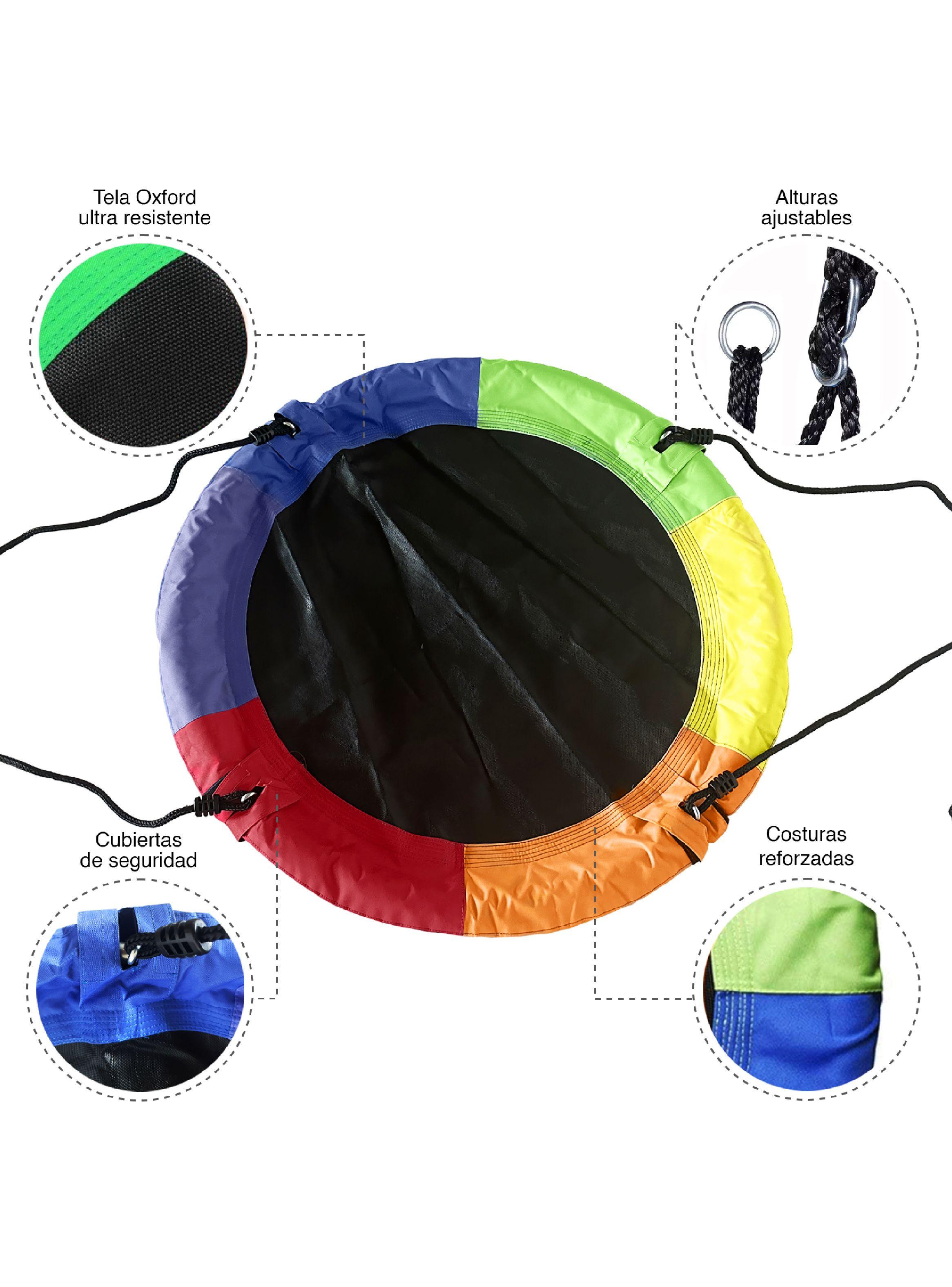 Columpio Redondo Max Magic Multicolor para Árbol 100cm-4