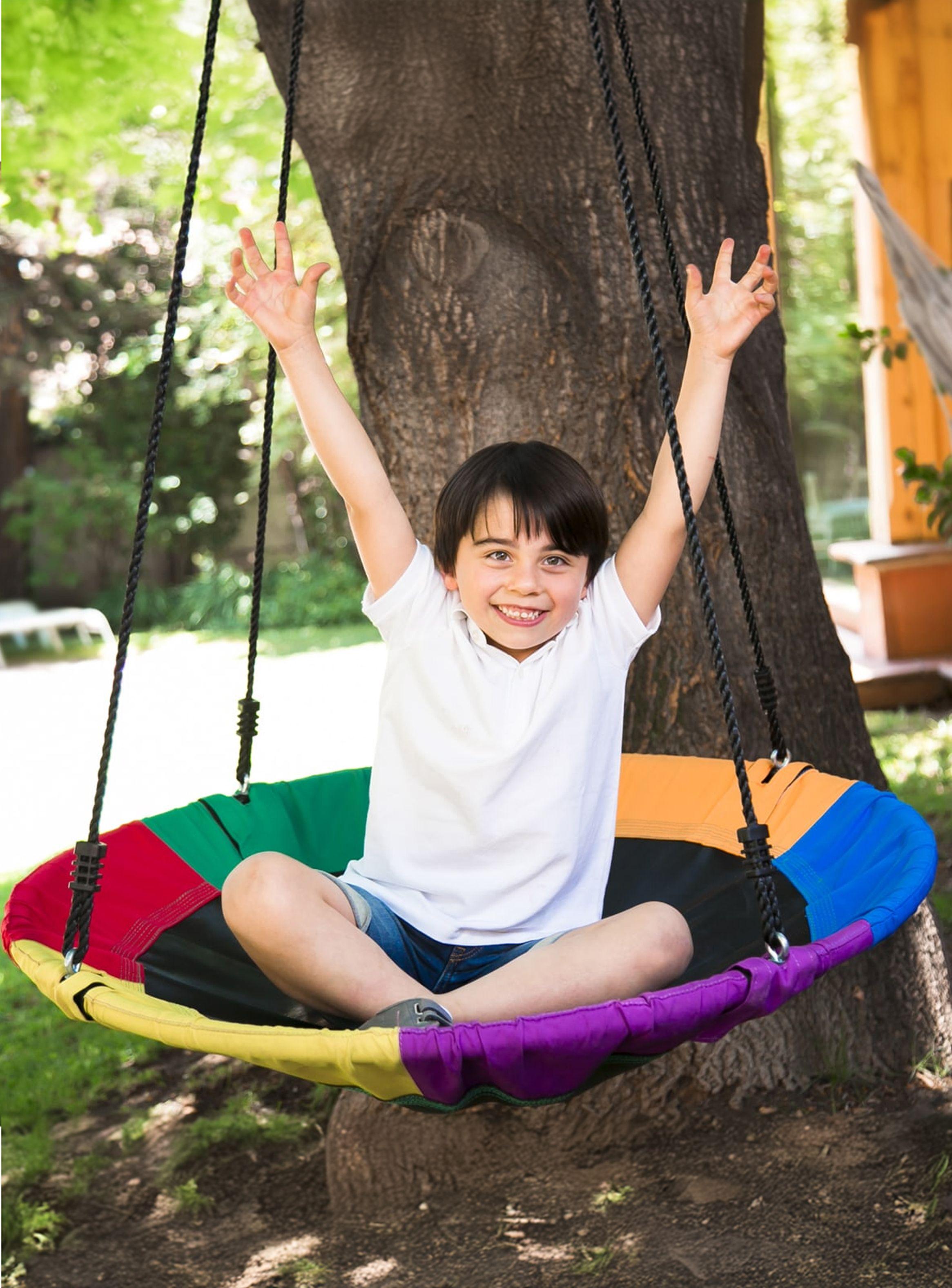 Columpio Redondo Max Magic Multicolor para Árbol 100cm-5