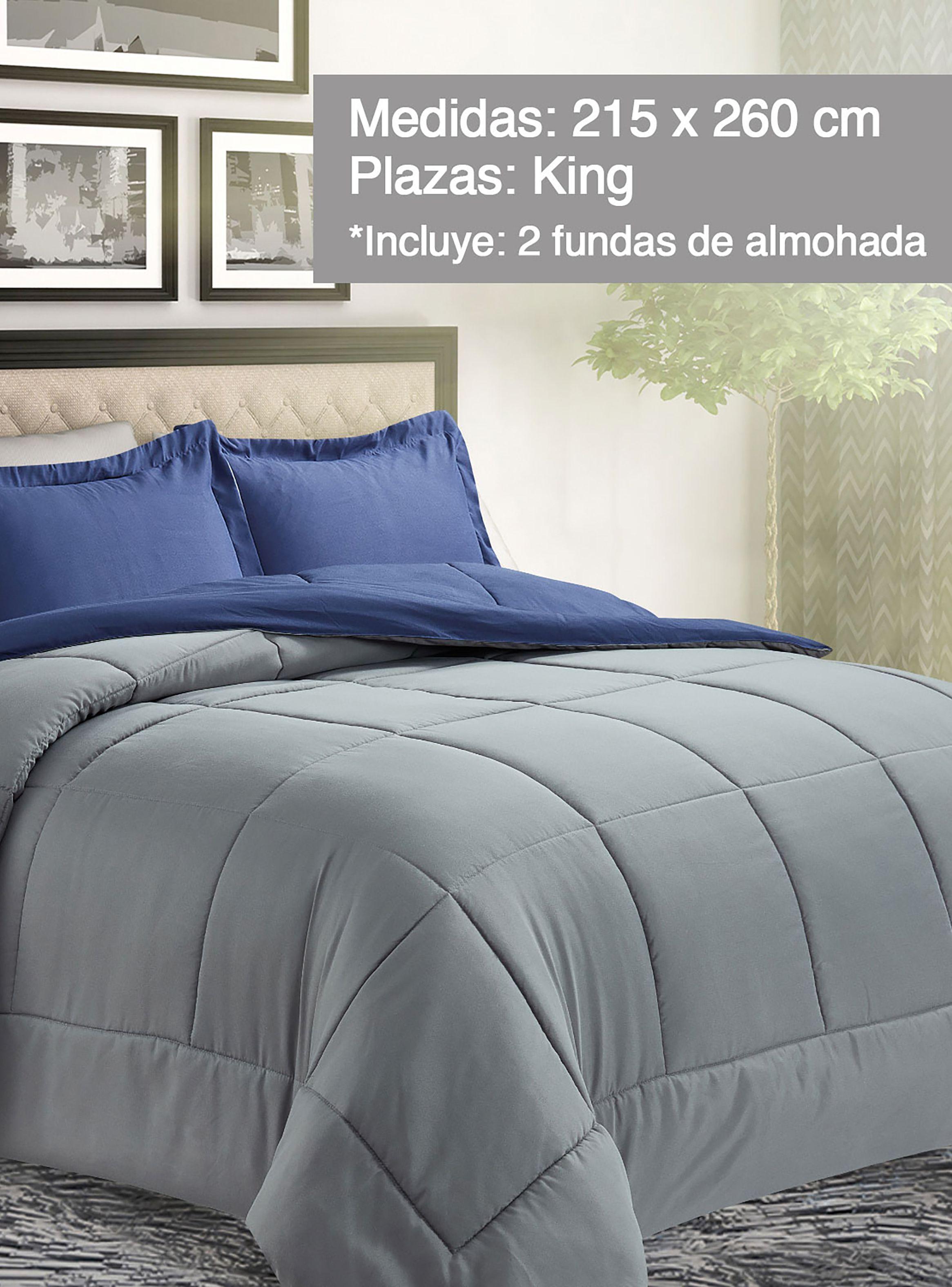 Plumón Reversible Marnie King Azul-1