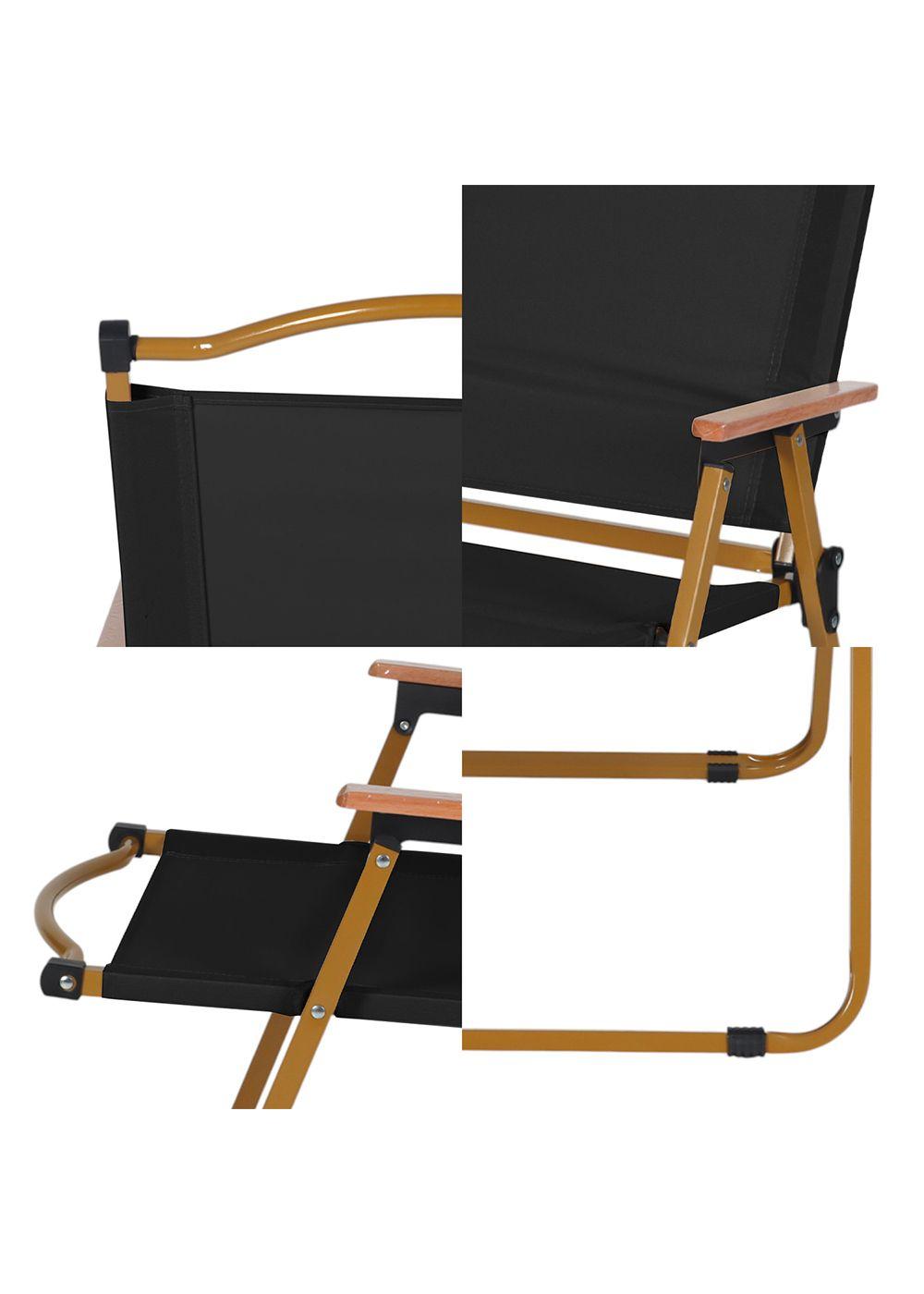 Silla Plegable Camping Reclinable Calafquén Negro-4