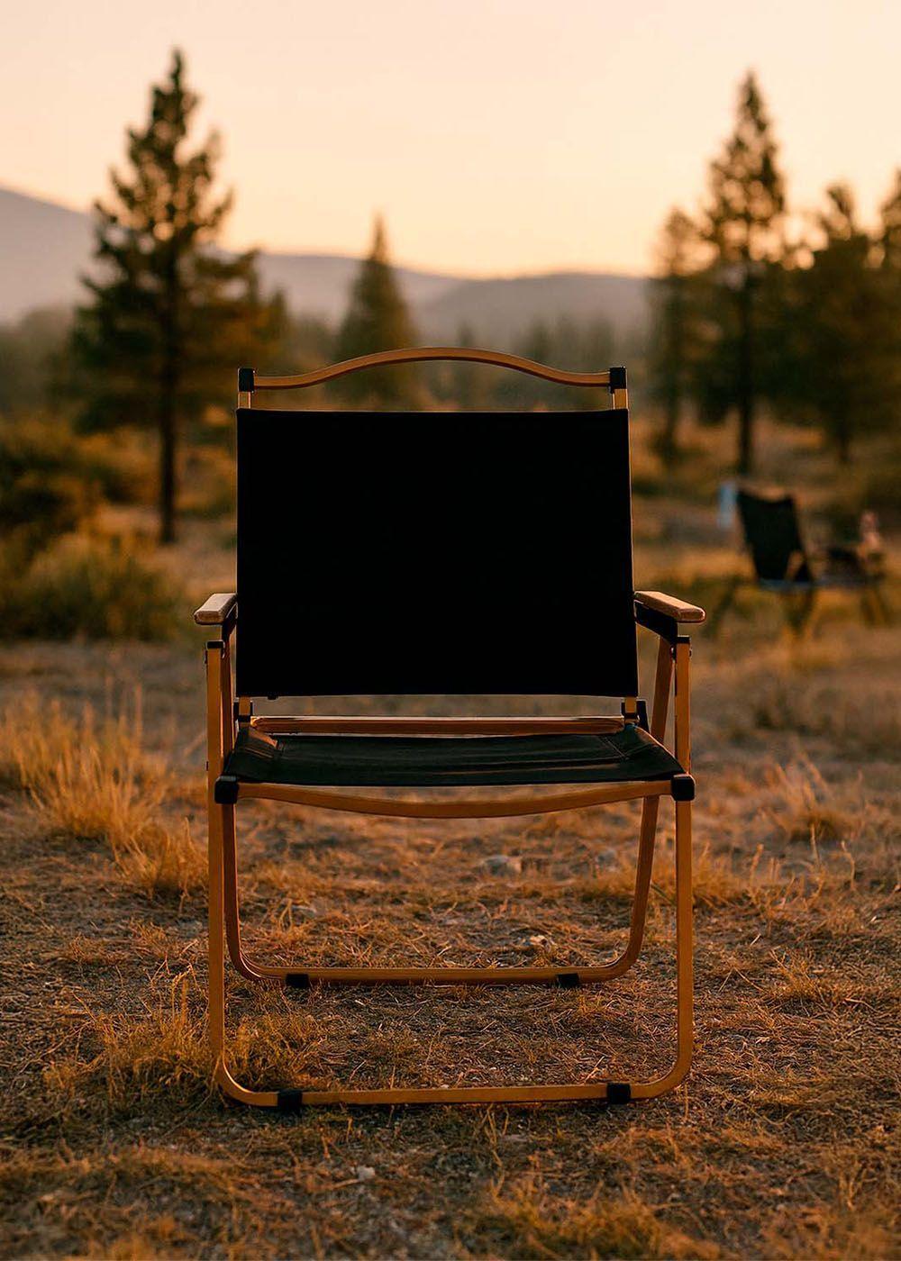 Silla Plegable Camping Calafquén Negro-5