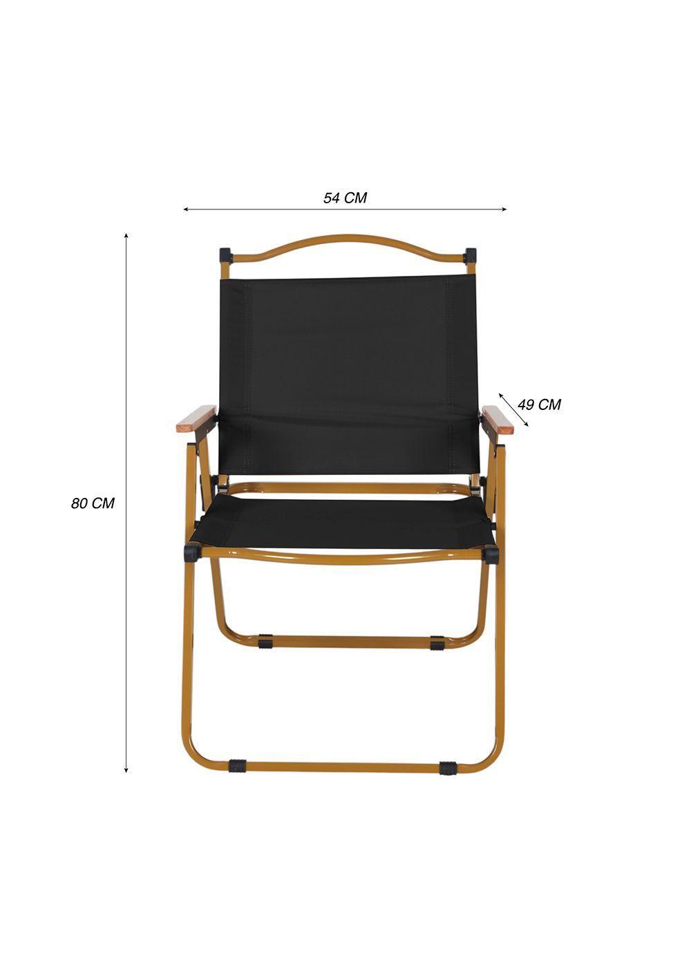Silla Plegable Camping Calafquén Negro-2
