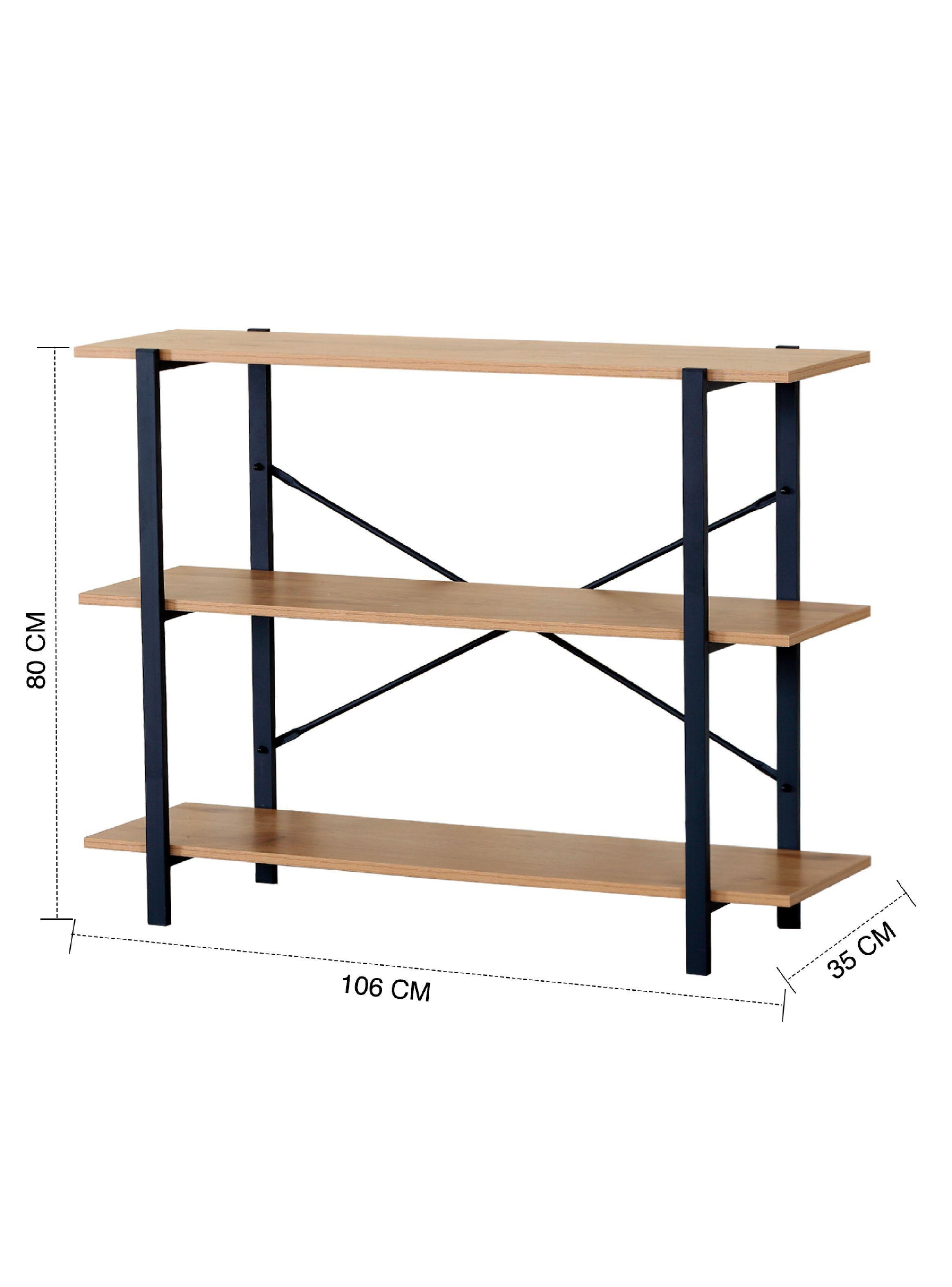 Arrimo Industrial 3 Niveles 80x106x35 cm-2