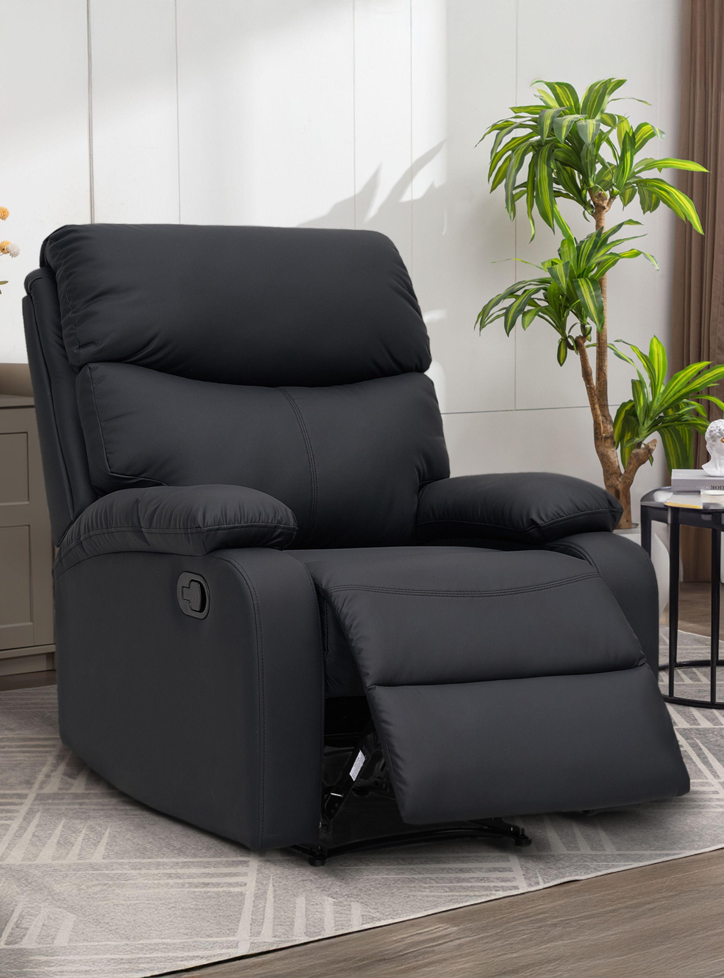 Berger Reclinable Milan Pu Negro-1
