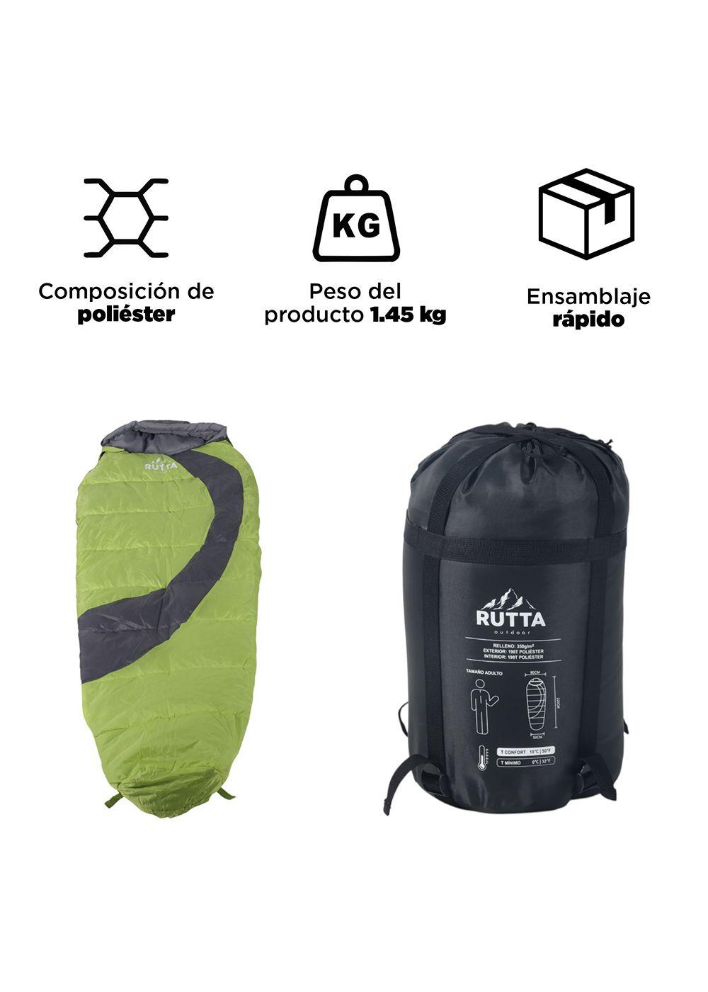 Saco de Dormir 350 gr Verde-3