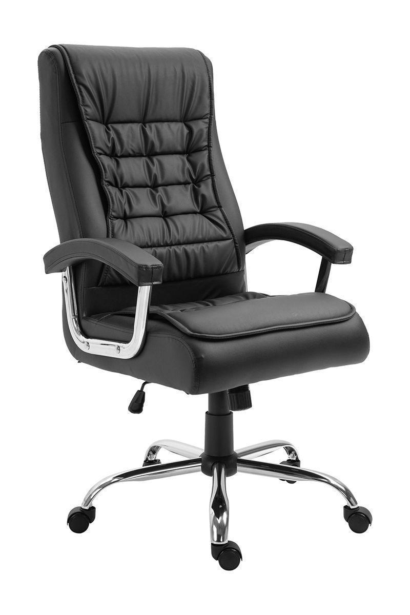 Silla Oficina Apoyabrazo Cromado Negro-0