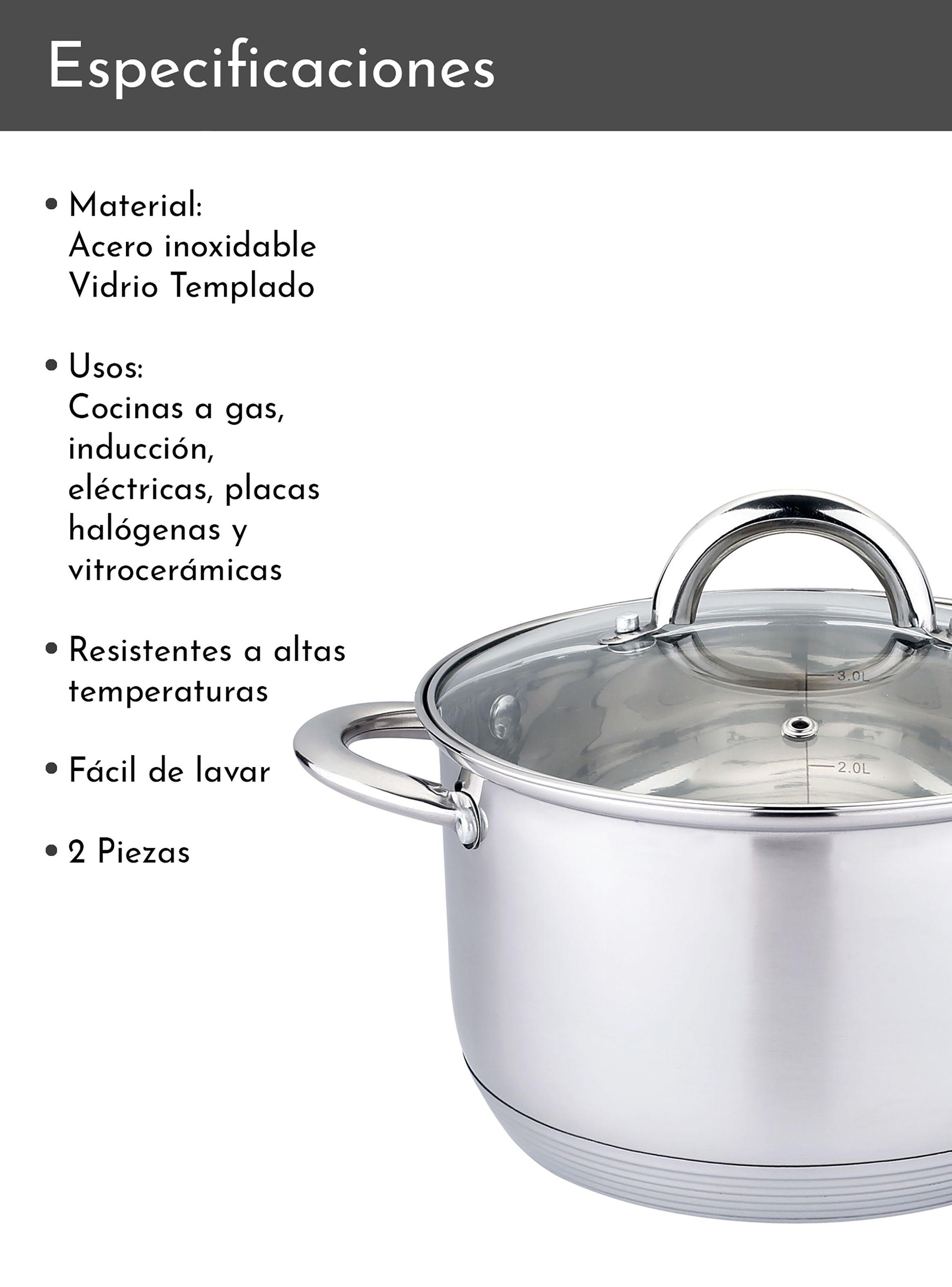 Olla de Acero inoxidable 16 cm 1,9 Lts-3
