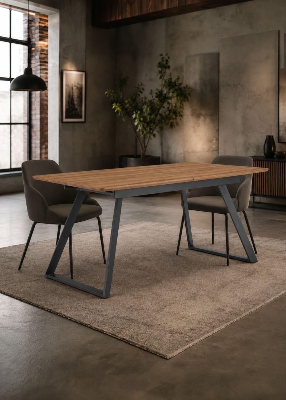 Mesa Extensible Loft 75x90x160-200 cm-5