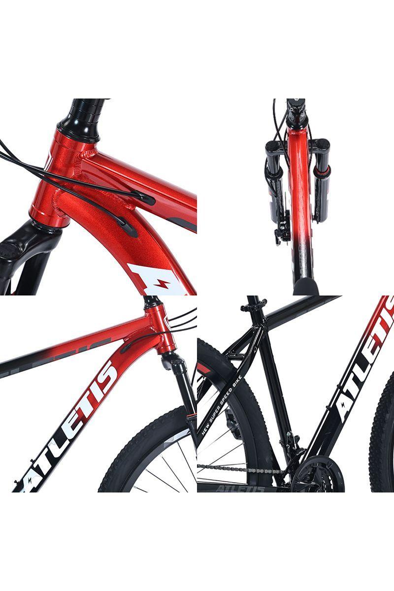 Bicicleta Mountain Bike Blaze Aro 29" 21 Vel Hombre Rojo-3
