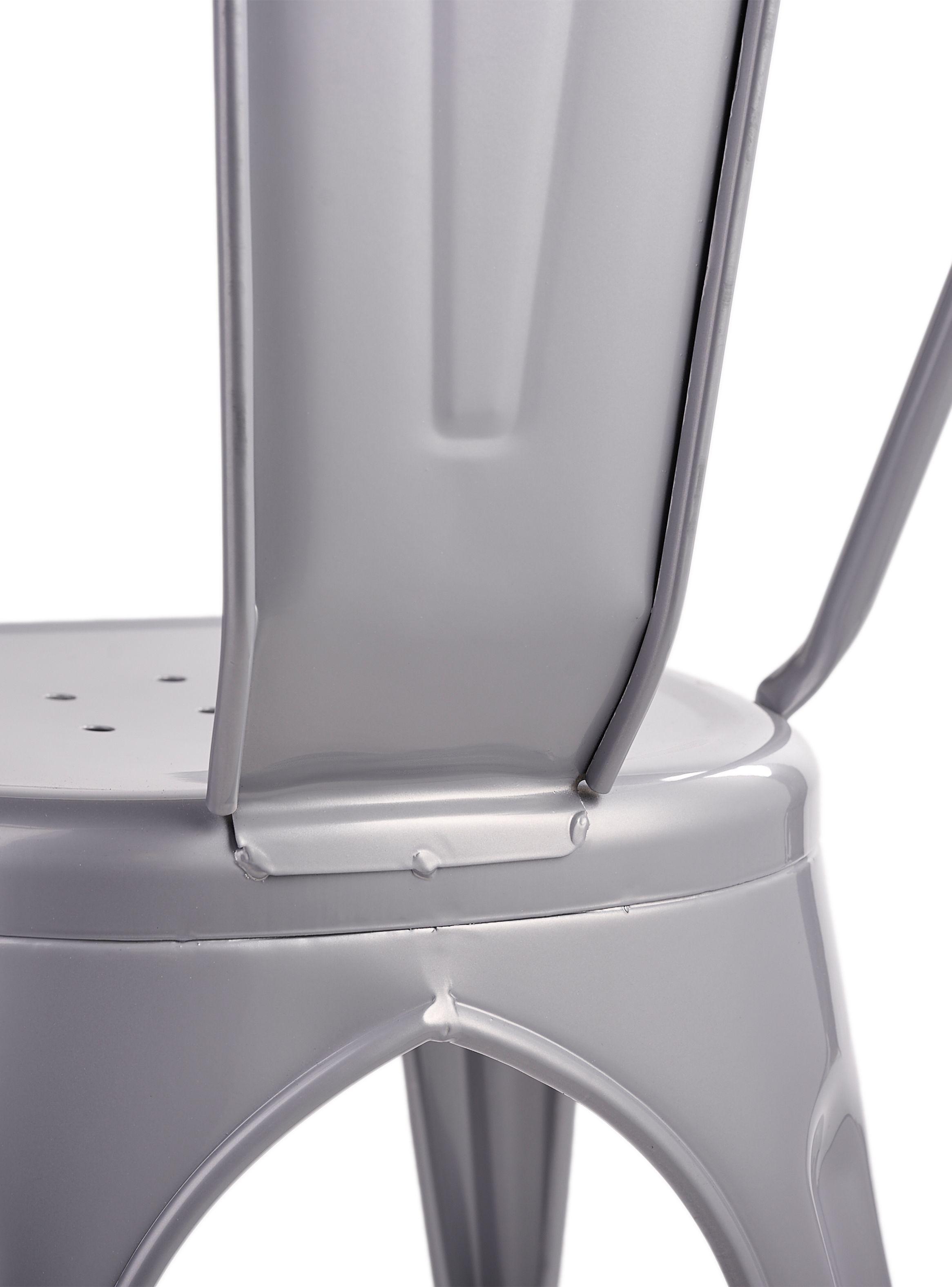 Silla de Bar Metal Tolix Gris-6