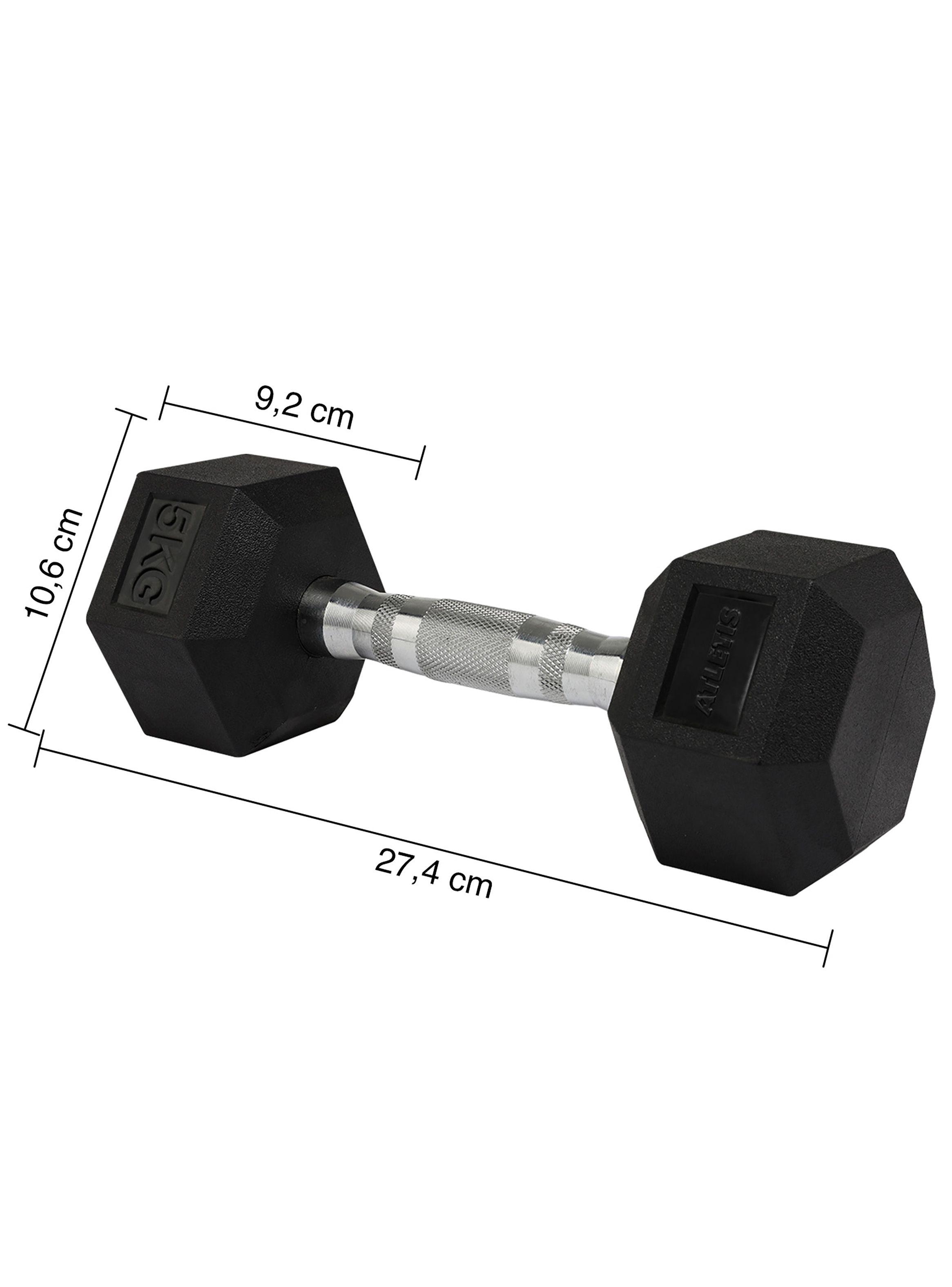 Mancuerna Hexagonal 5 Kg Negro-2