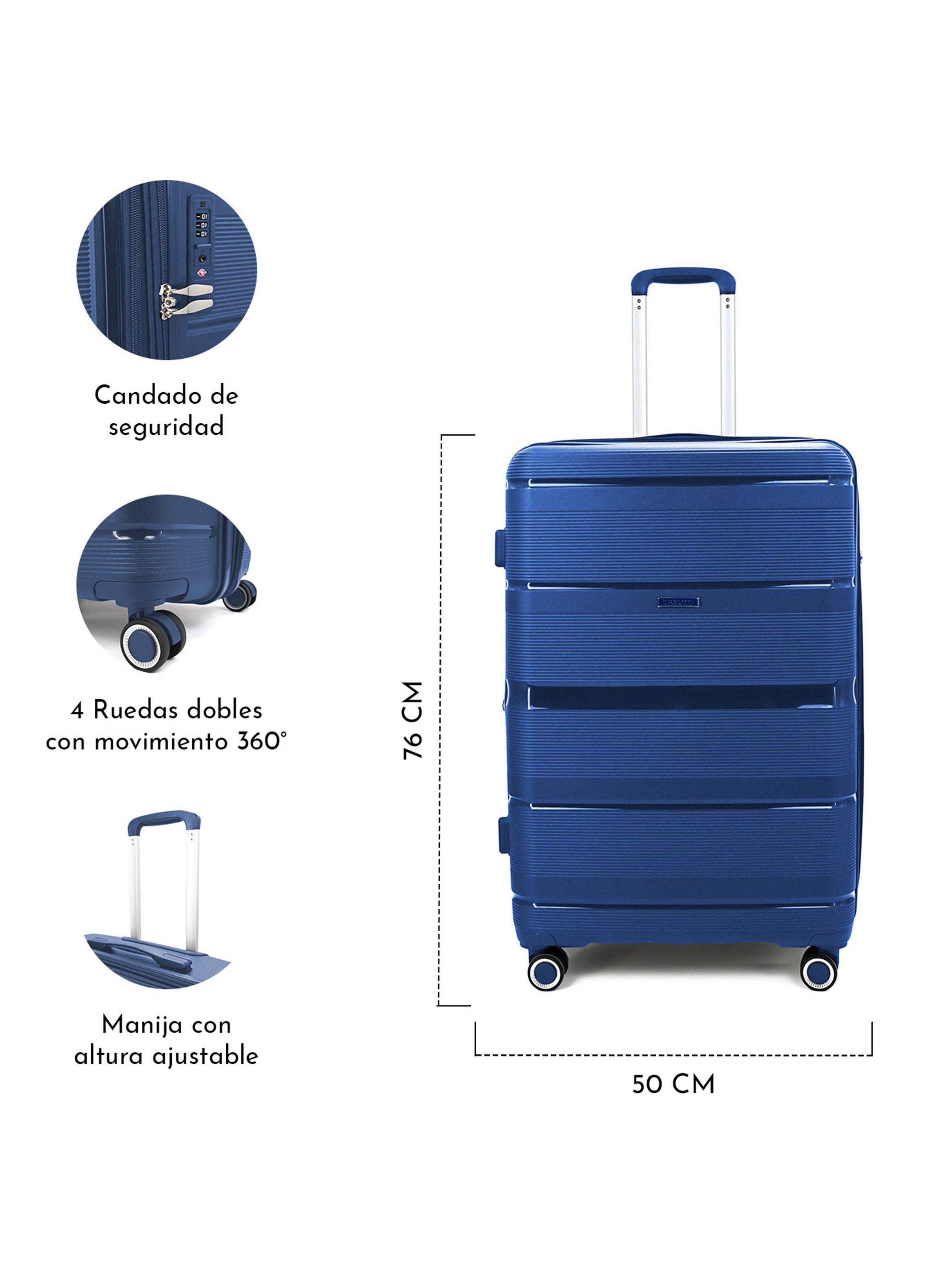 Maleta Rígida Explore L 23 Kg Azul-2