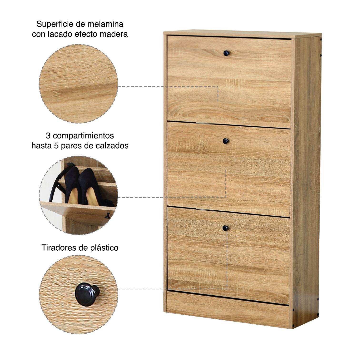 Estante Zapatero Organizador 116X60X24 cm-4