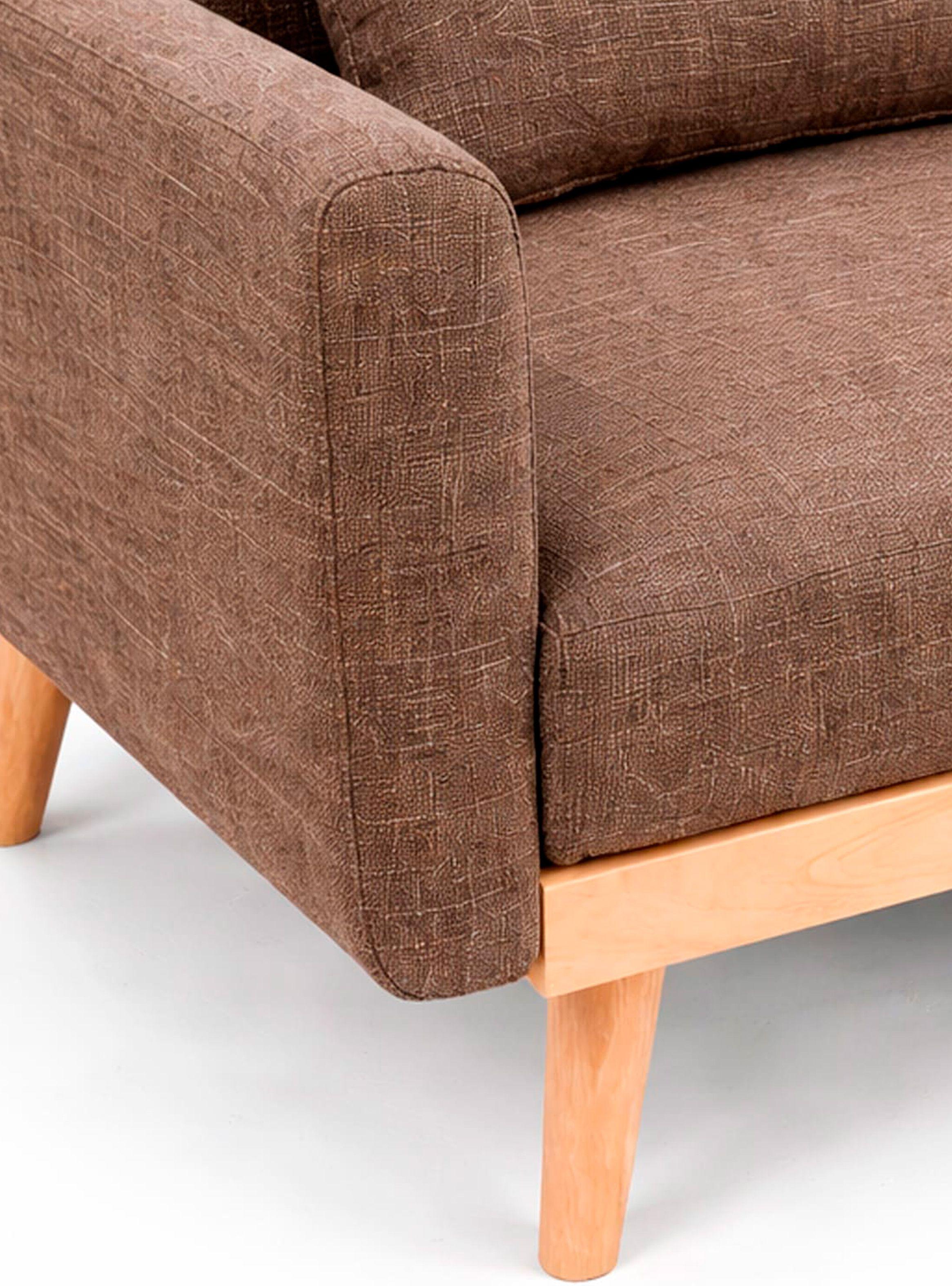 Sofá Cama Amelia 77x187x77 cm Café-6