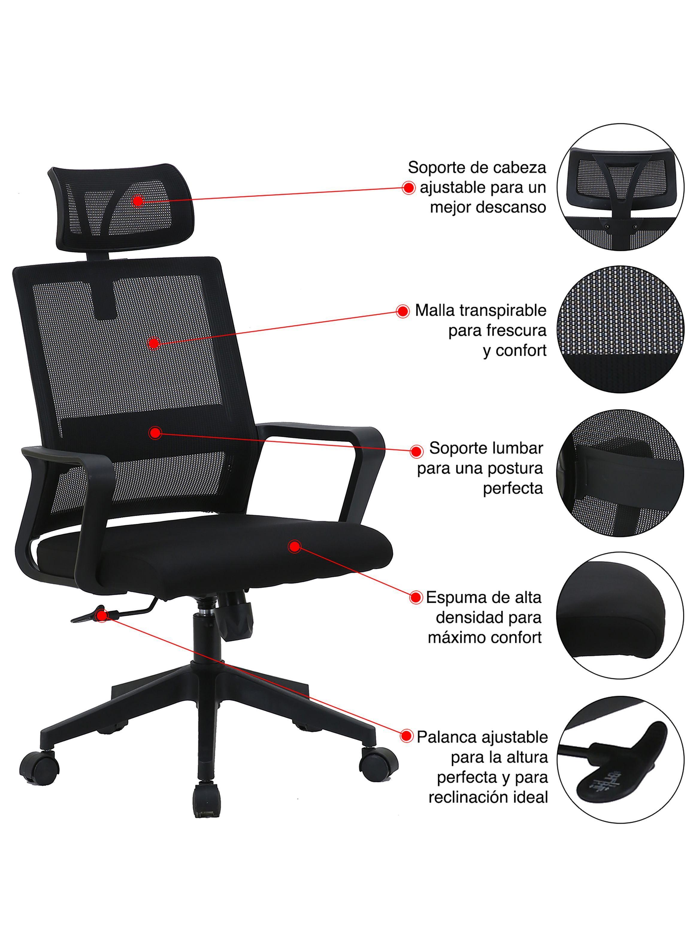 
Pack 2 Sillas Escritorio Low Balance-2